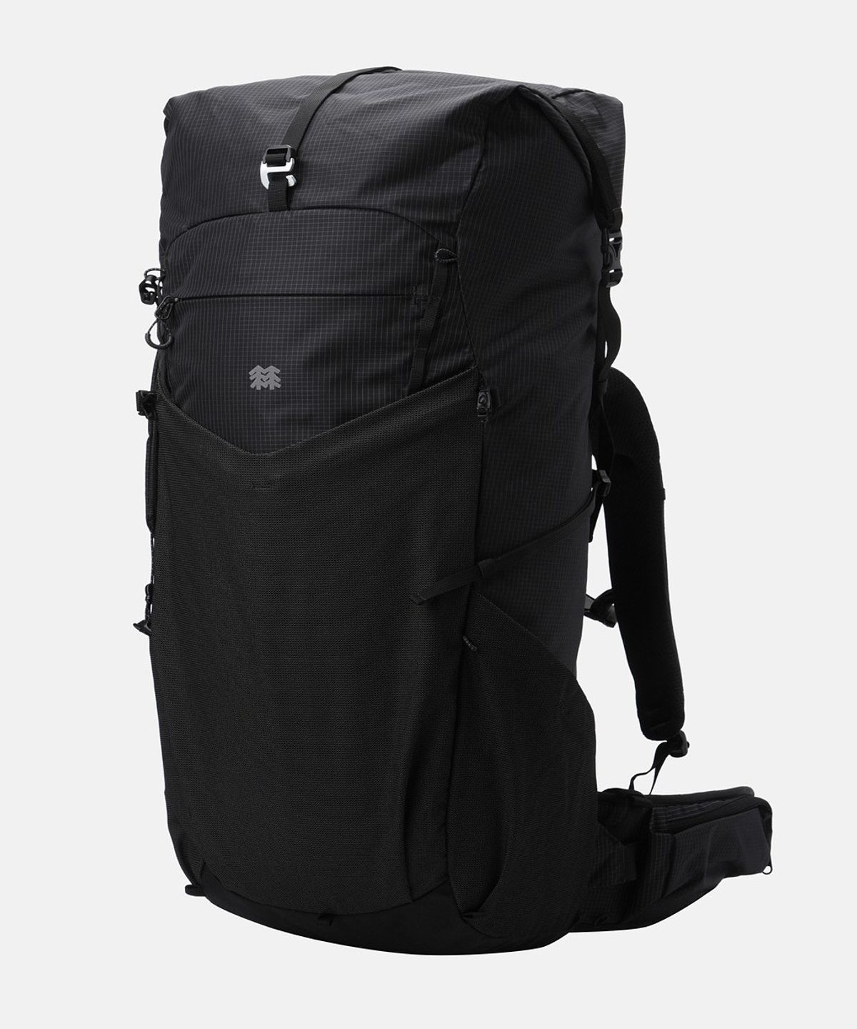 코오롱스포츠(KOLON SPORT) 롤탑형 백패킹 AXIOM 백팩 37L(+8L) QEBXX26241BLK
