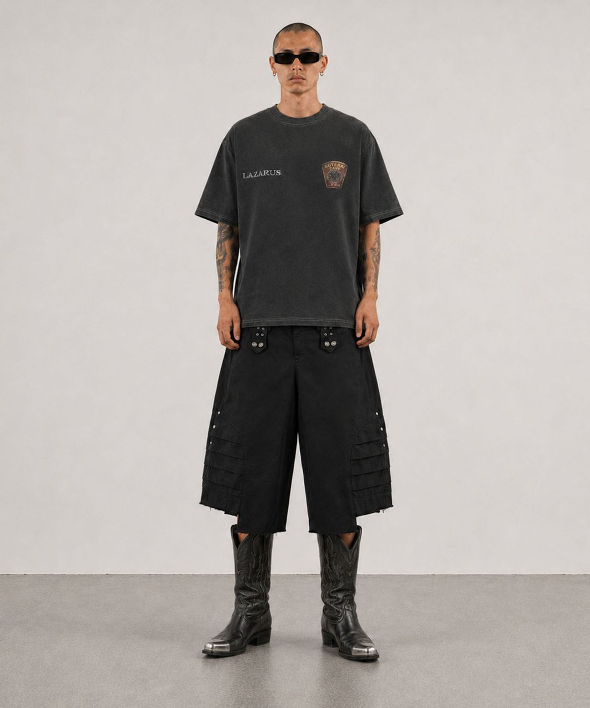 쿠테나이 케이브(KUTENAI CAVE) LAZARUS overfit pigment tee