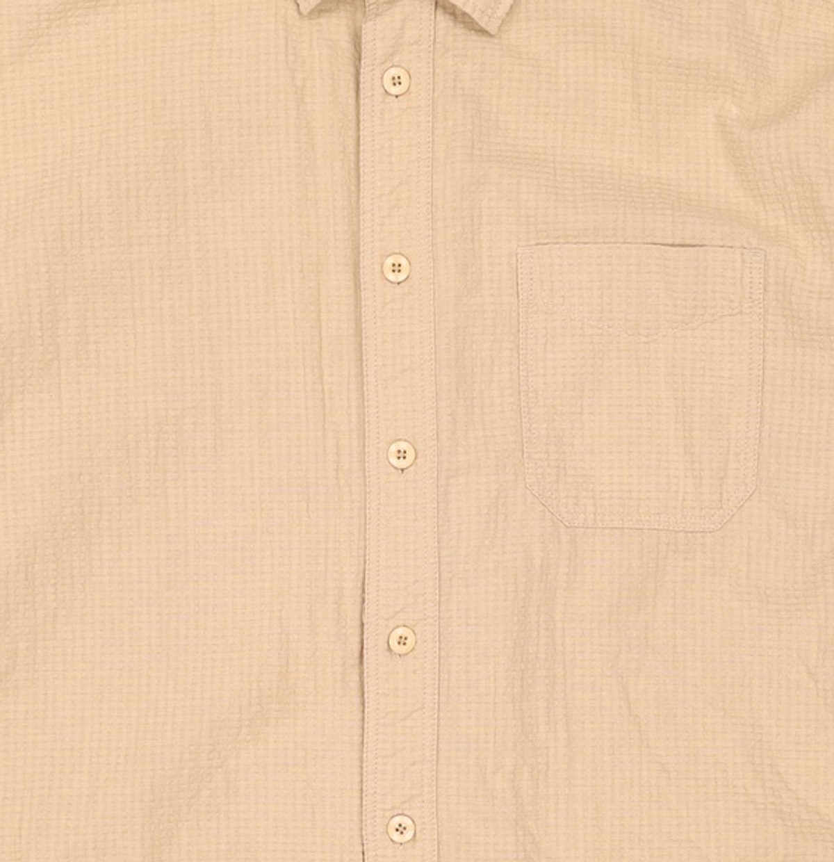 프리즘웍스(FRIZMWORKS) OG DOBBY WEAVE SEERSUCKER SHIRT _ BEIGE L