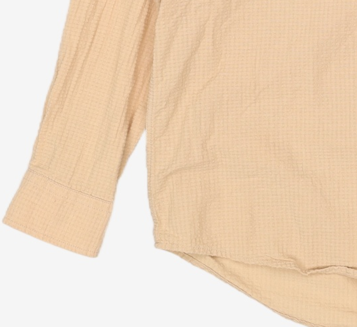 프리즘웍스(FRIZMWORKS) OG DOBBY WEAVE SEERSUCKER SHIRT _ BEIGE L