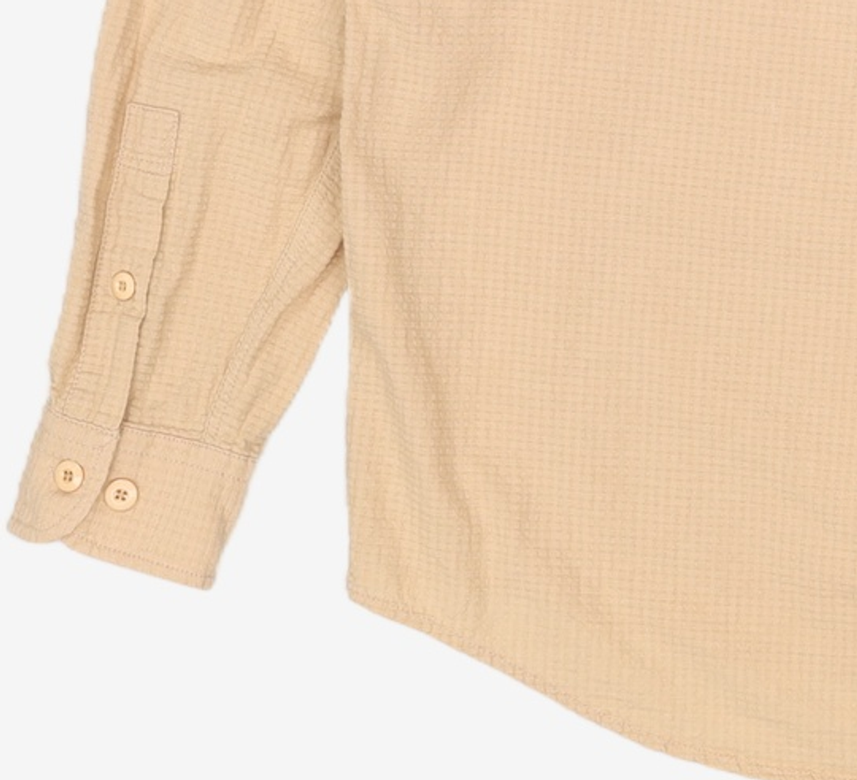 프리즘웍스(FRIZMWORKS) OG DOBBY WEAVE SEERSUCKER SHIRT _ BEIGE L