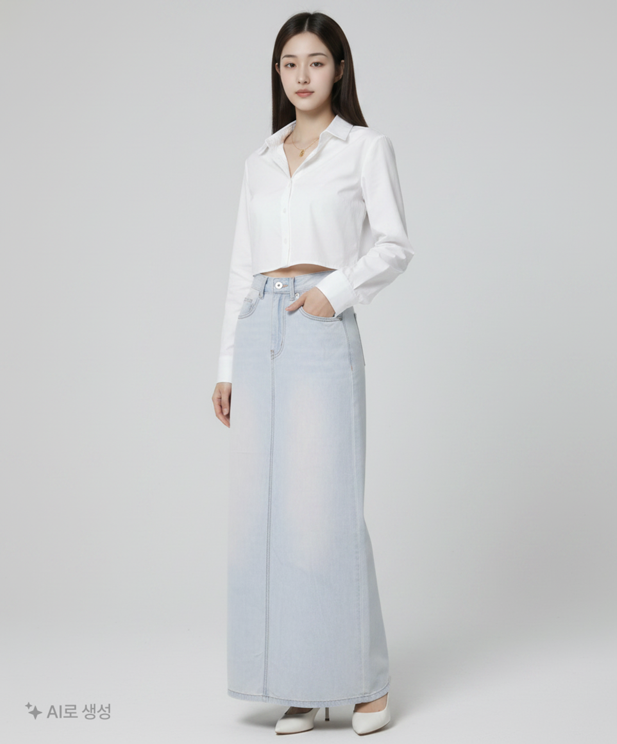 무신사 스탠다드(MUSINSA STANDARD) 롱스커트 XS