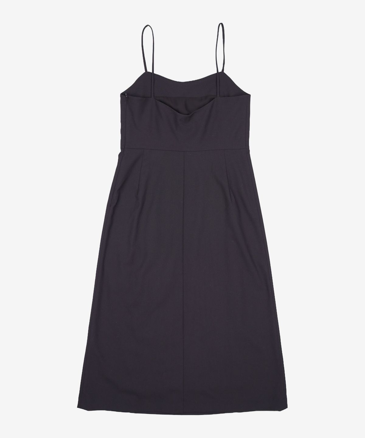 비뮤즈맨션(BEMUSE MANSION) Back v layered dress - Black