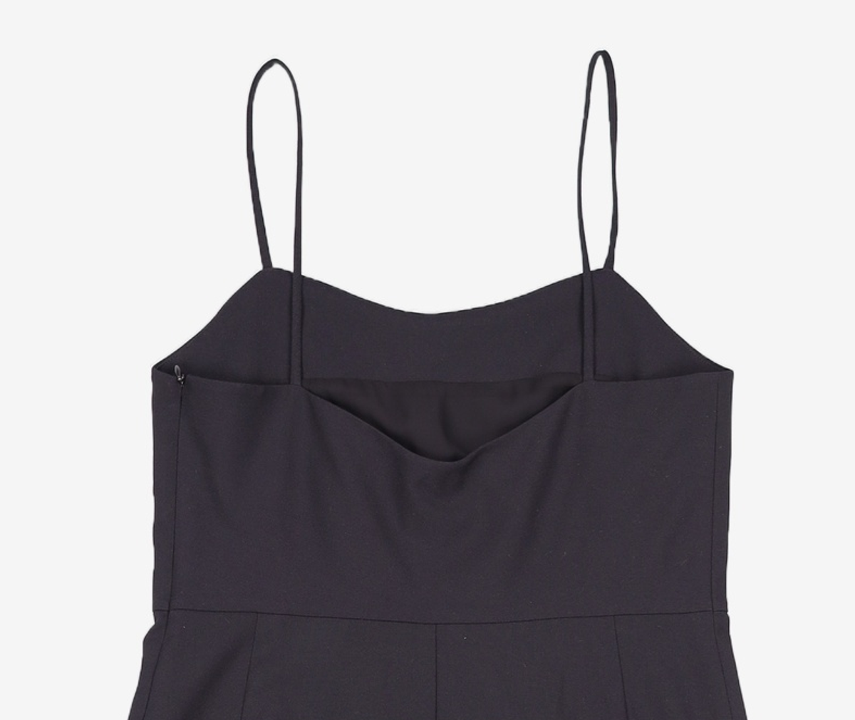비뮤즈맨션(BEMUSE MANSION) Back v layered dress - Black