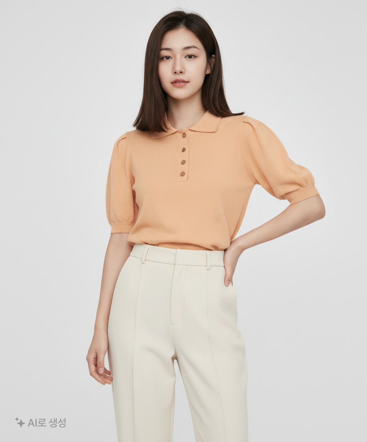 앳코너(ATCORNER) VOLUME SLEEVE COLLAR KNIT 3종 S