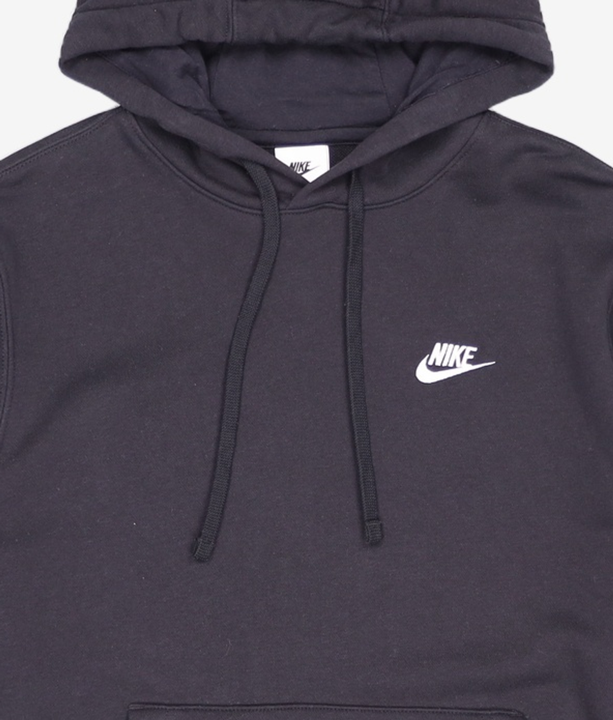 나이키(NIKE) 스포츠웨어 클럽 풀오버 후디 M - 블랙:블랙:화이트 / CZ7858-010 M