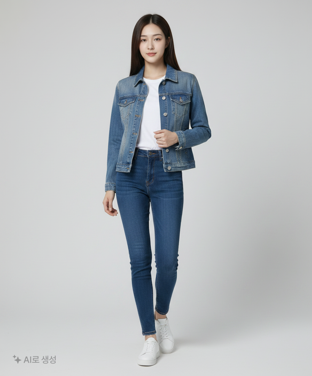 에이치앤엠(H&M) 데님/트러커 재킷 160/80A