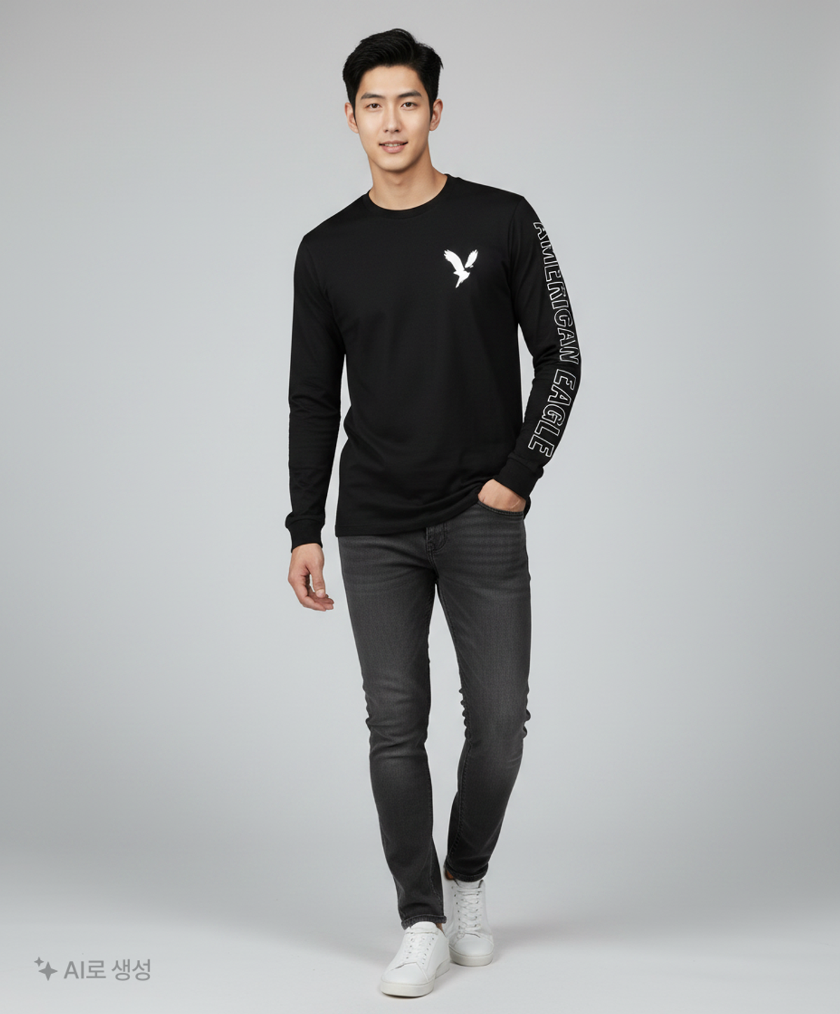 아메리칸이글(AMERICANEAGLE) 긴소매 티셔츠 XXL