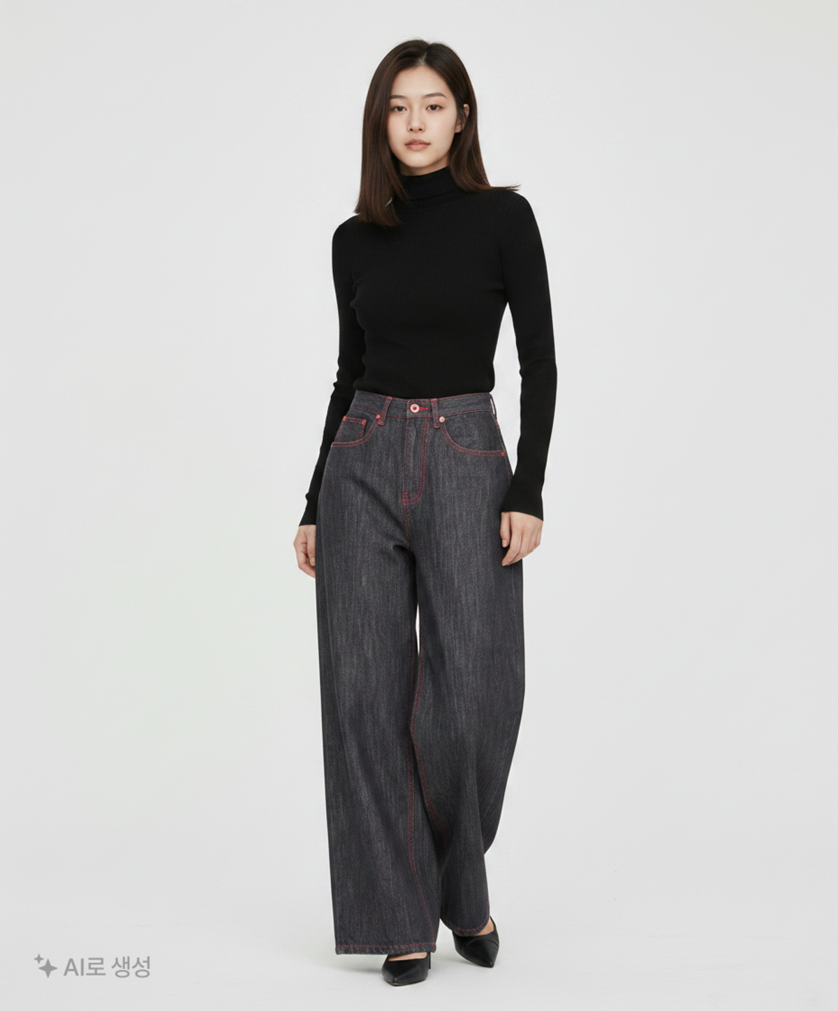 디벨롭(DEVELOP) 청/데님 팬츠 S