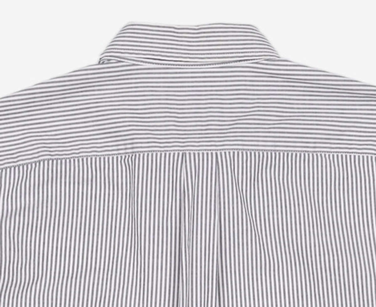 라코스테(LACOSTE) 남성 스트라이프 옥스포드 셔츠 [네이비] 44