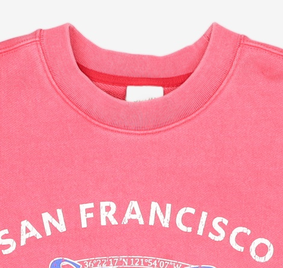 샌드 사운드(SAND SOUND) Graphic Printed Sweatshirt - Red S