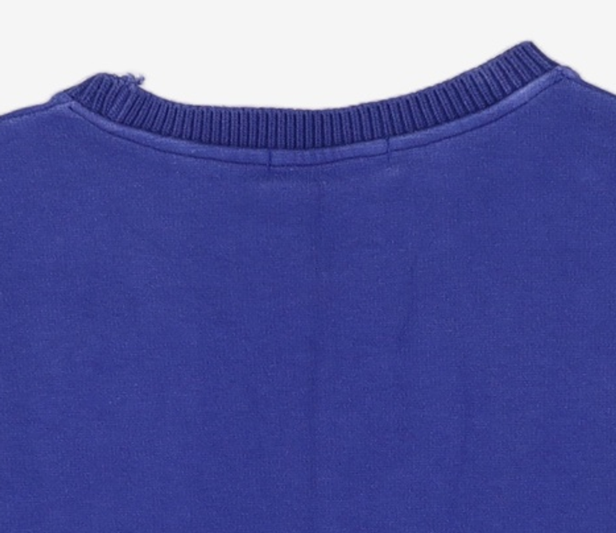 밀로그램(MILLOGREM) zigzag embroidery sweatshirts - blue FREE