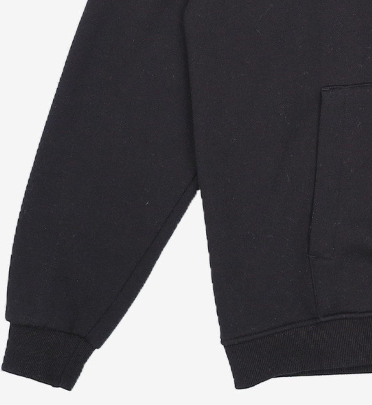 에이카화이트(AECA) BRUSHED BASIC PULLOVER HOODIE-BLACK S