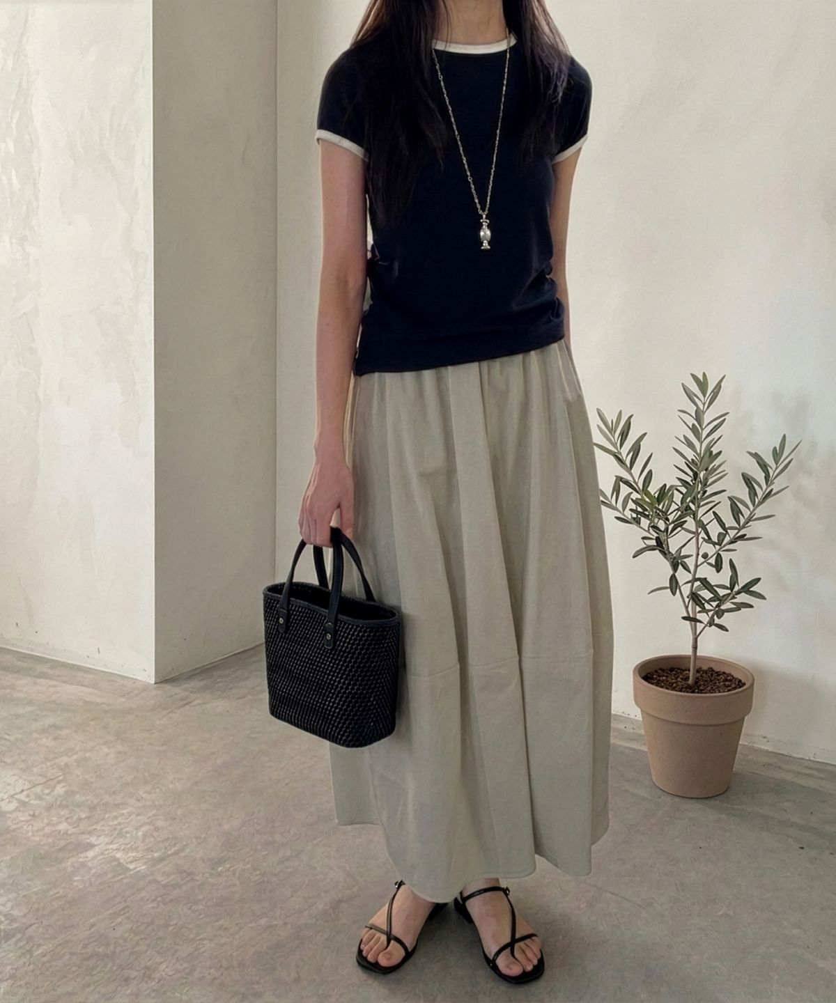 마이아(MAIA) 볼륨  스커트