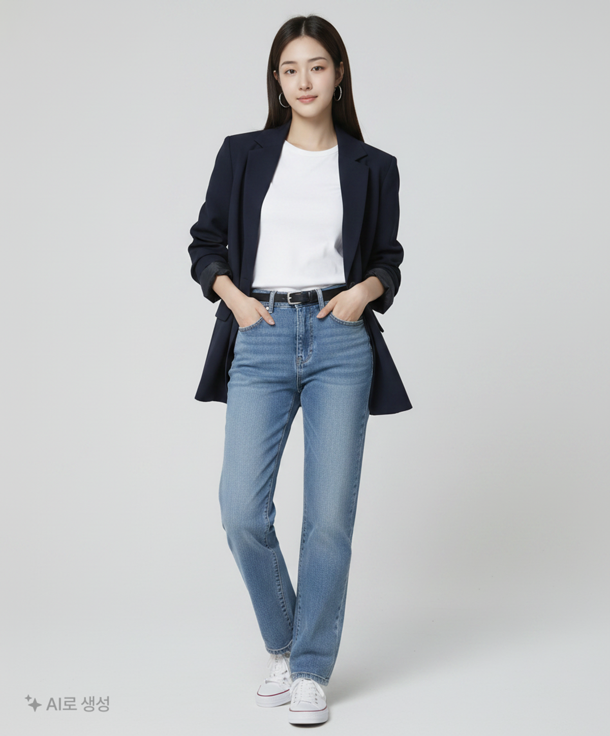 와르(WAAR) 청/데님 팬츠 S
