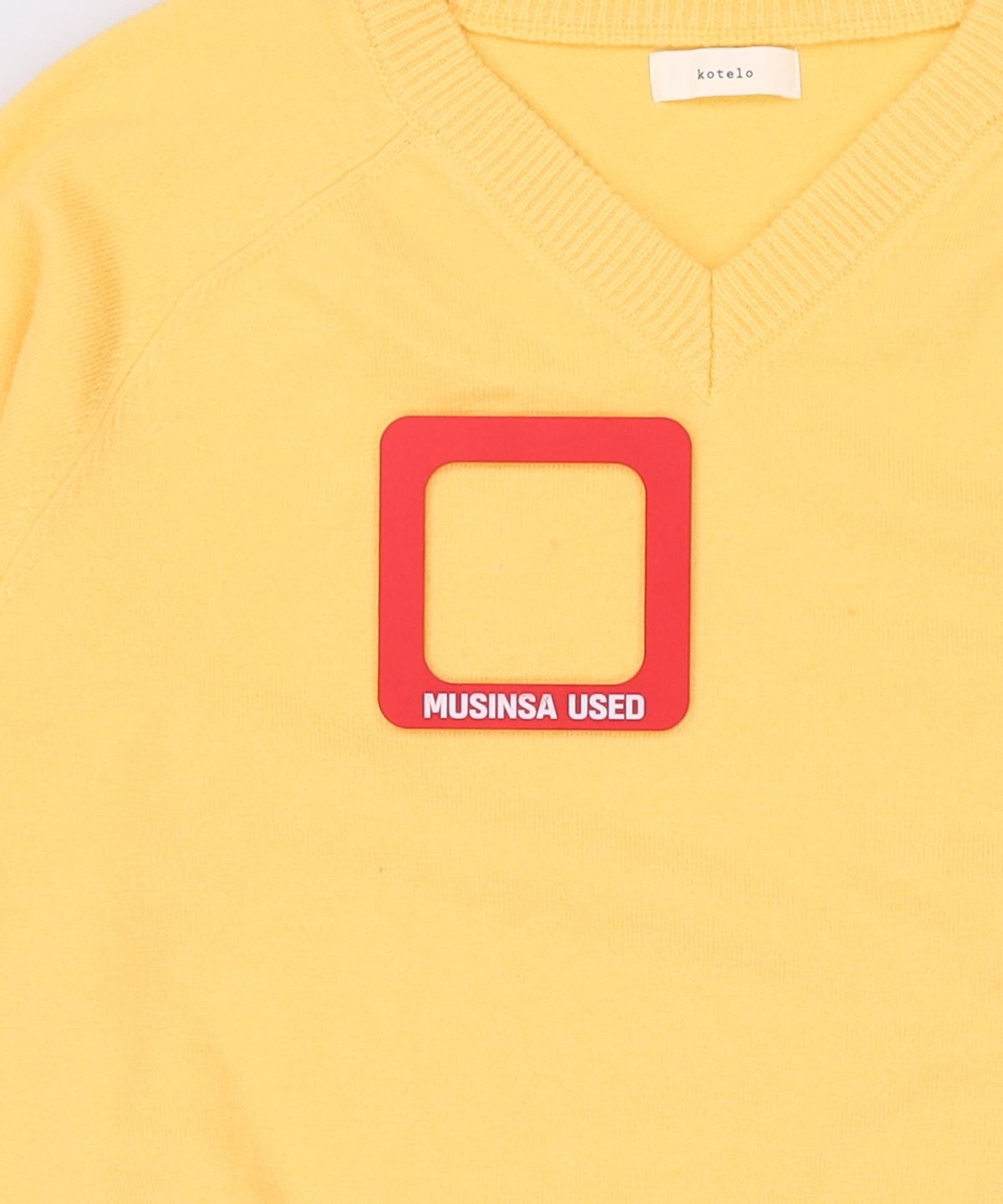 코텔로(KOTELO) [Spirit] Wool Vneck Pullover  Lemon M