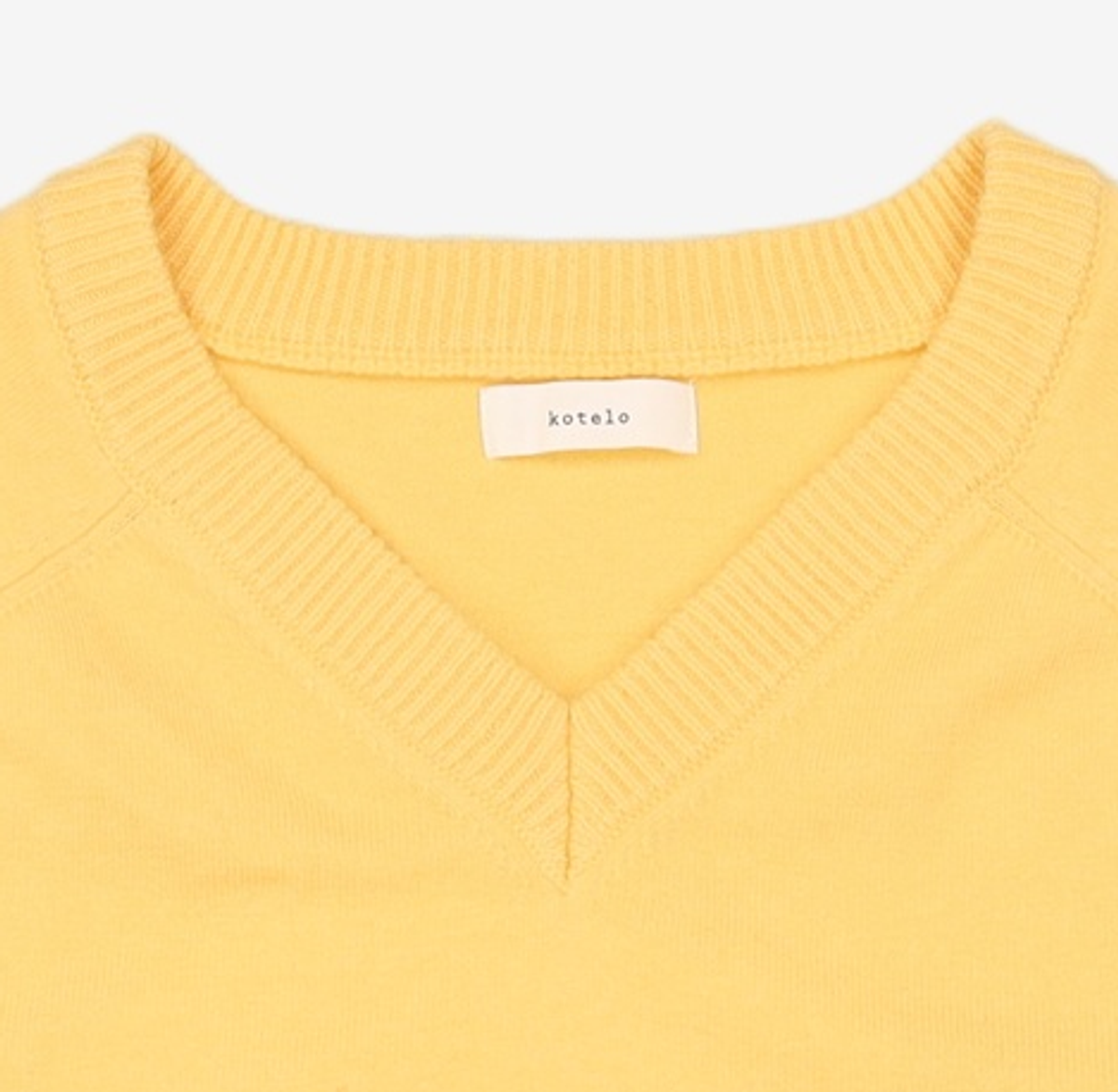 코텔로(KOTELO) [Spirit] Wool Vneck Pullover  Lemon M