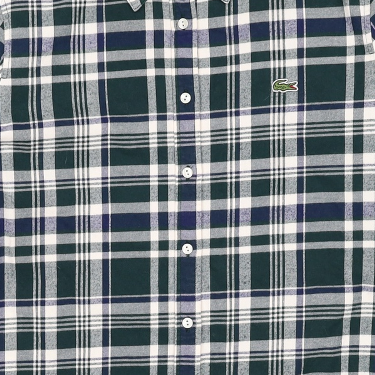 라코스테(LACOSTE) 여성 투톤 체크 셔츠 CF675E-51N Q8K 38