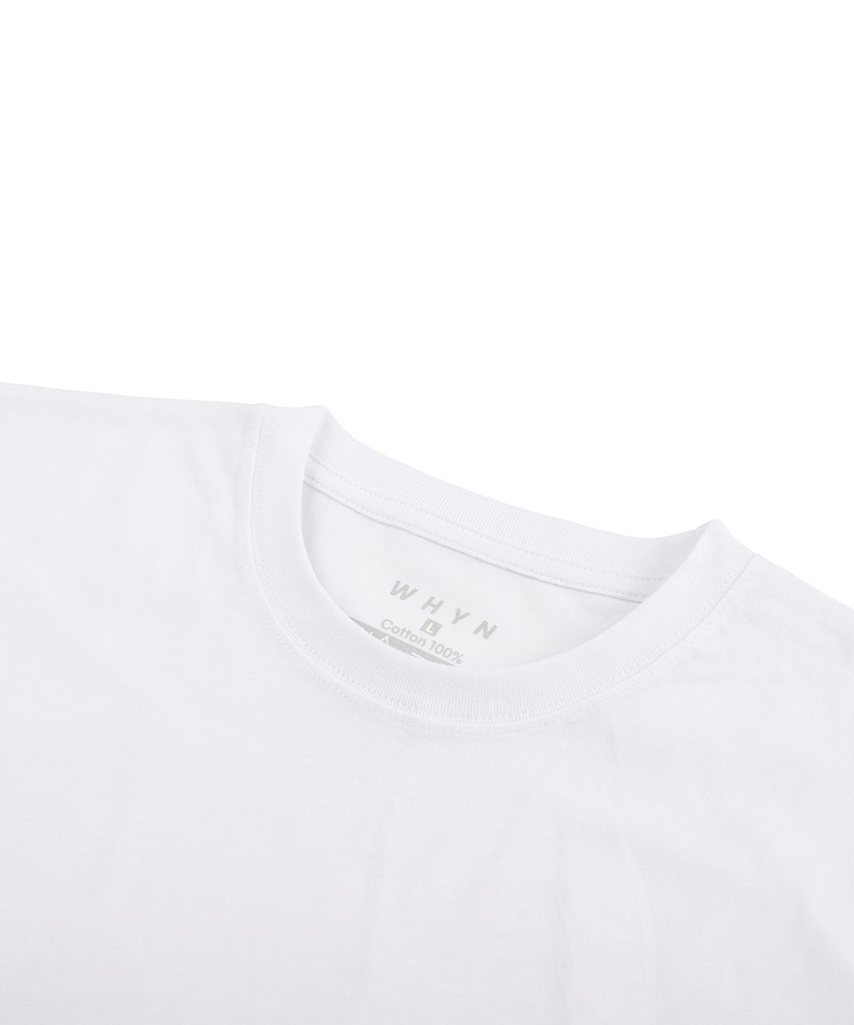 와이엔(WHYN) 명조 라운드 반팔 티셔츠 I06BRD_WBX11344