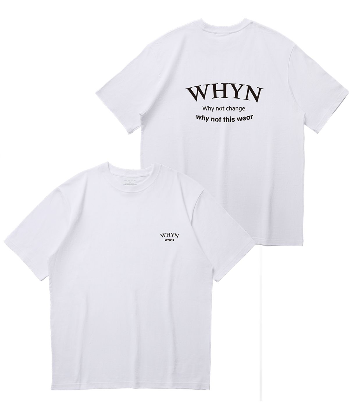 와이엔(WHYN) 명조 라운드 반팔 티셔츠 I06BRD_WBX11344