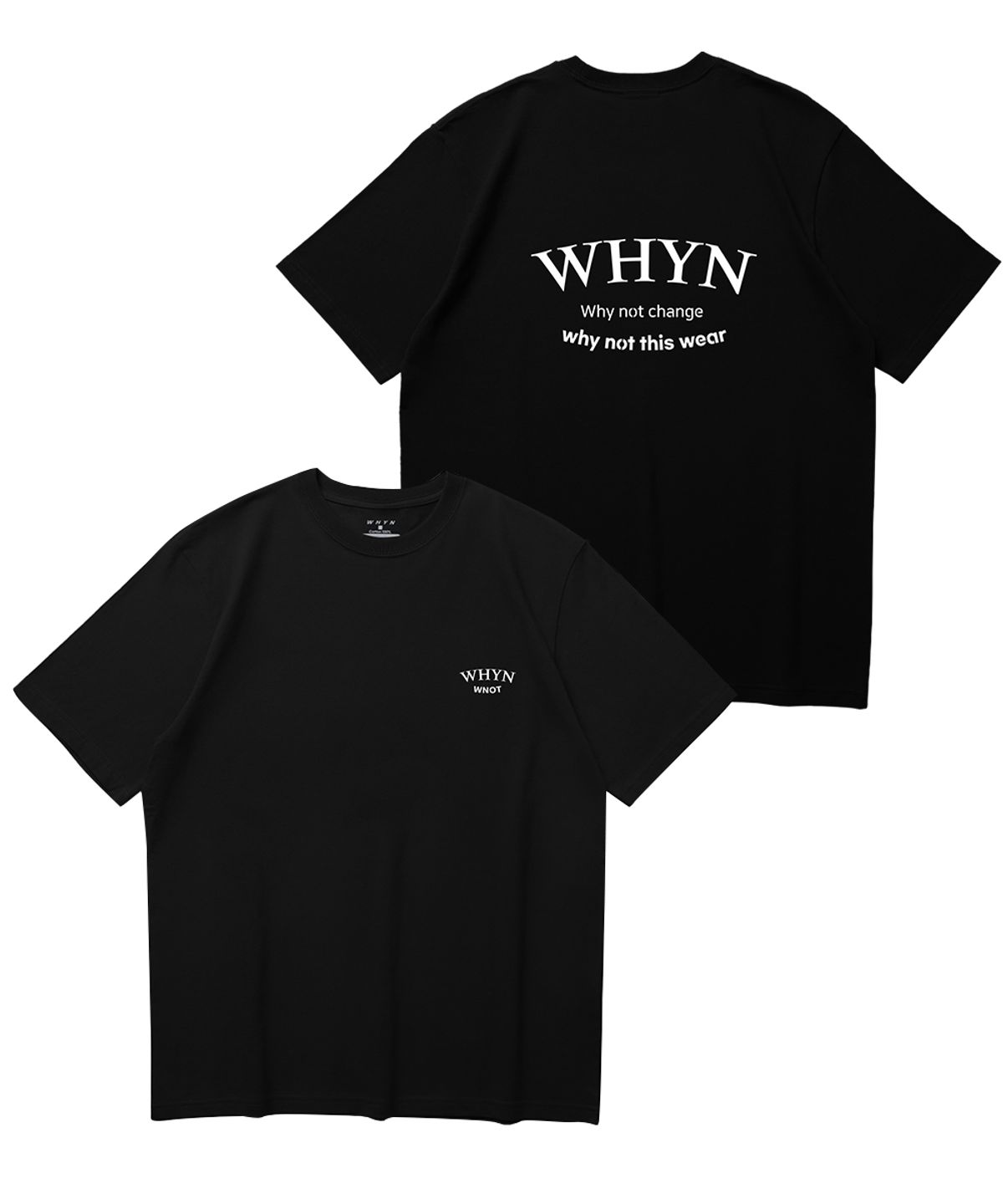 와이엔(WHYN) 명조 라운드 반팔 티셔츠 I06BRD_WBX11344