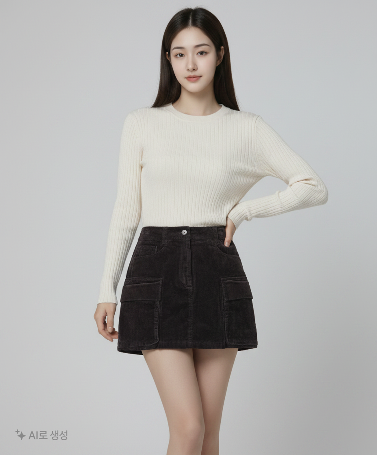 미쏘(MIXXO) 코듀로이 카고 스커트_MIWWHDV62C 24