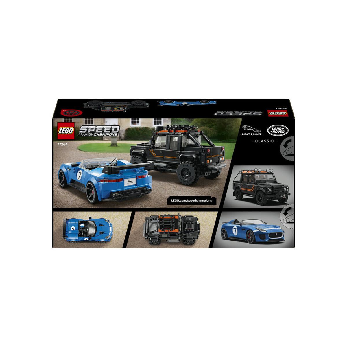 레고(LEGO) 레고 스피드 챔피언 77264 Jaguar Project 7 & Land Rover Defender [레고공식]