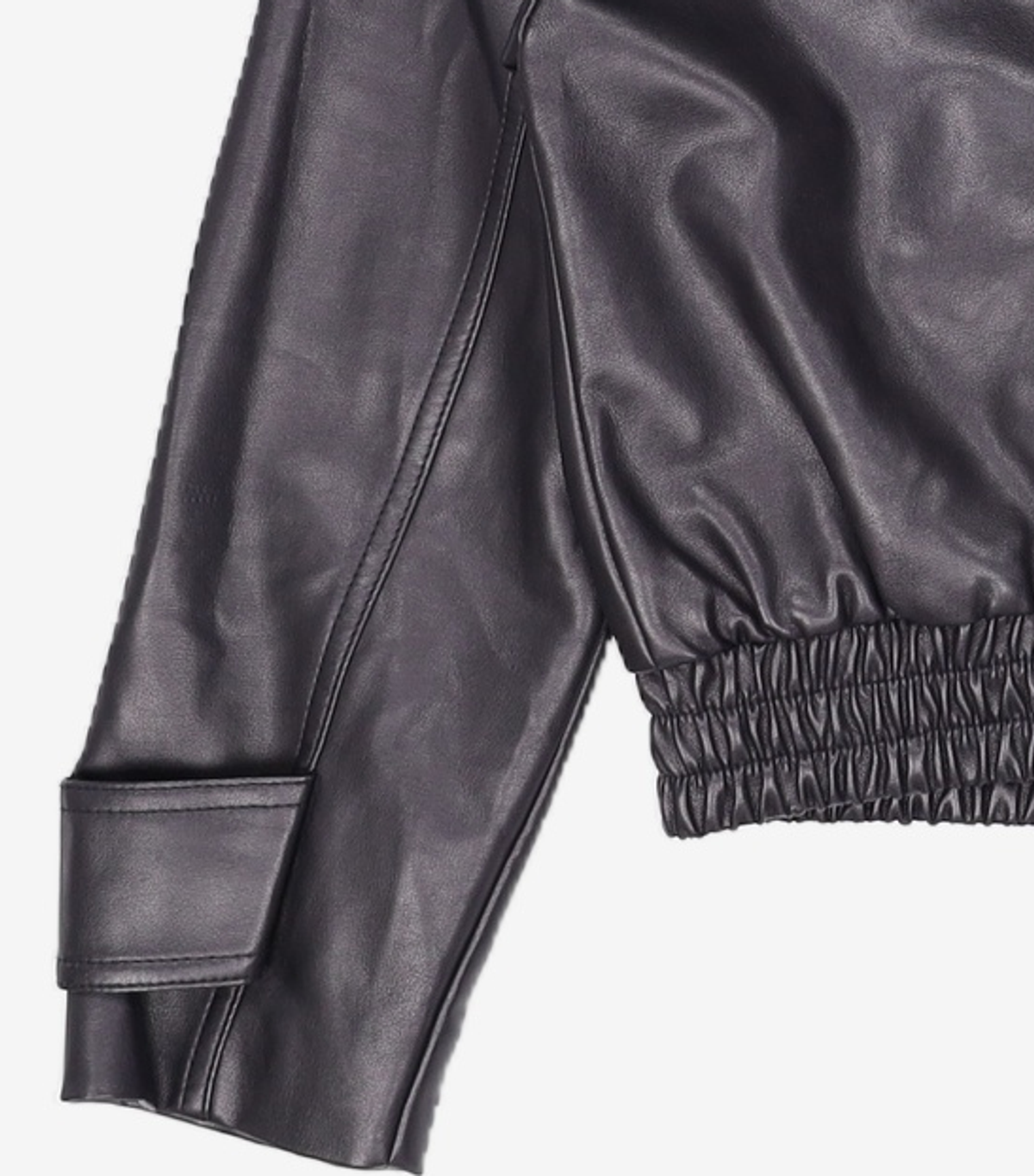 미쏘(MIXXO) 비건레더 블루종 MIWJLCT11C S