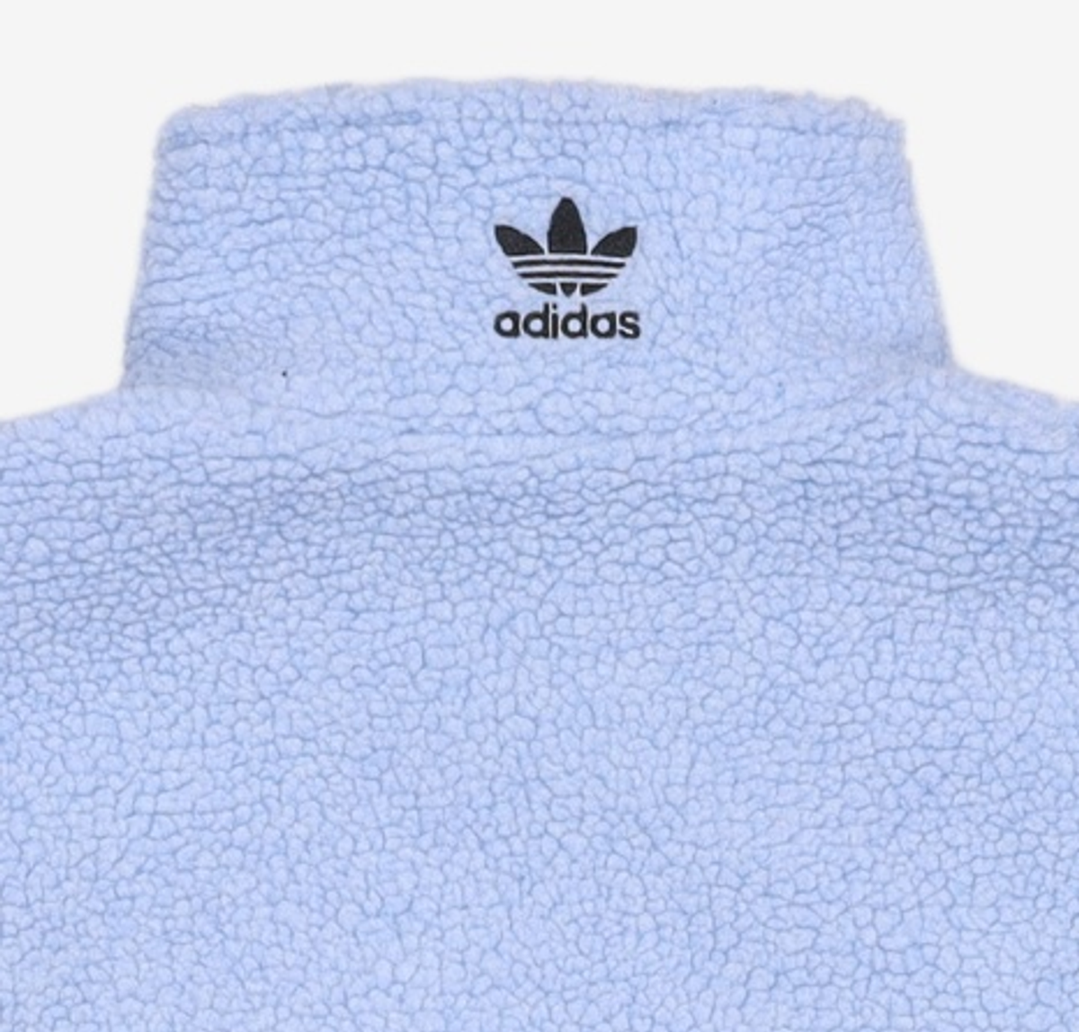 아디다스(ADIDAS) 빅 트레포일 쉐르파 자켓 - 블루 / HC0327 L