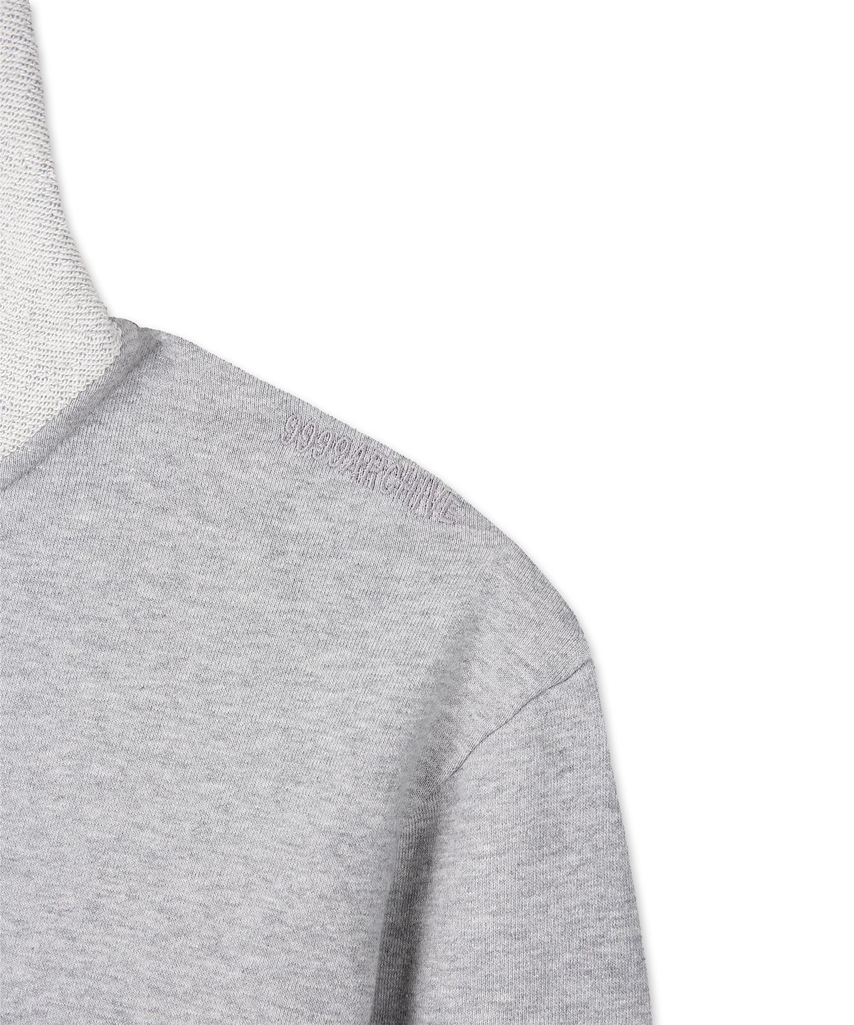 9999아카이브(9999ARCHIVE) Curved Line Hood Zip-Up