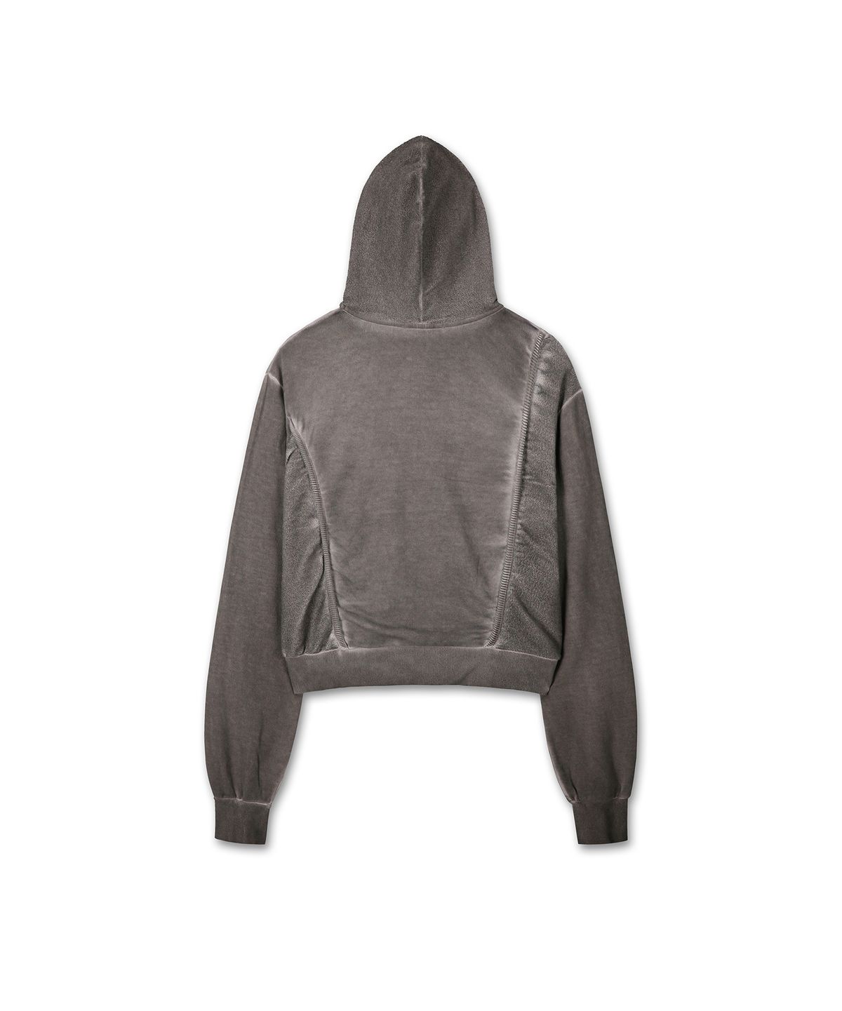 9999아카이브(9999ARCHIVE) Curved Line Hood Zip-Up