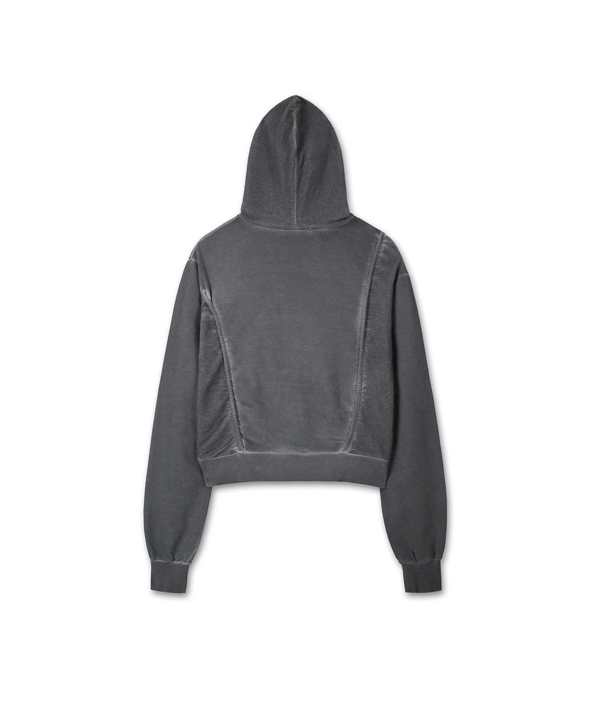 9999아카이브(9999ARCHIVE) Curved Line Hood Zip-Up