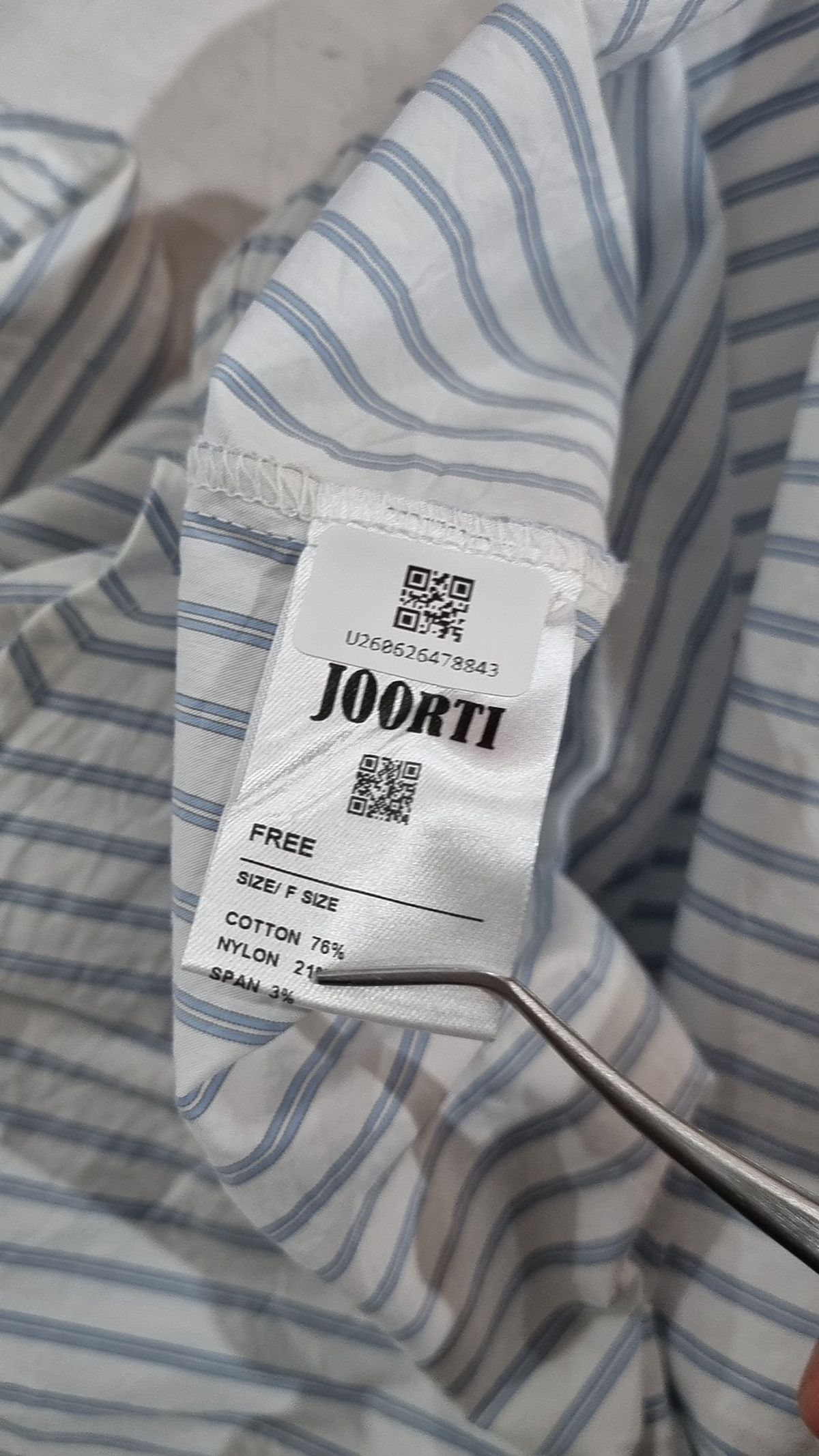 주르티(JOORTI) 캐주얼 셔츠 FREE