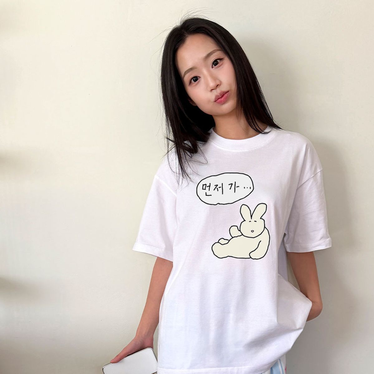위드썸(WITHSOME) [withsome made]먼저가 티셔츠