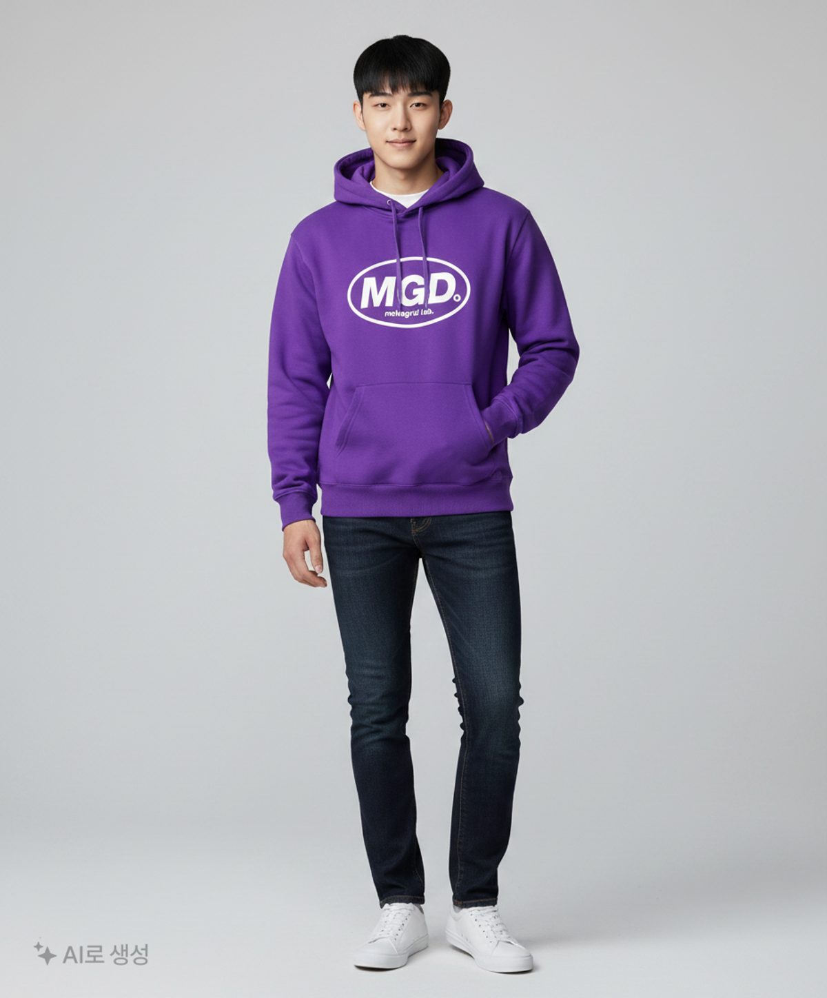 마하그리드(MAHAGRID) 후드 티셔츠 M