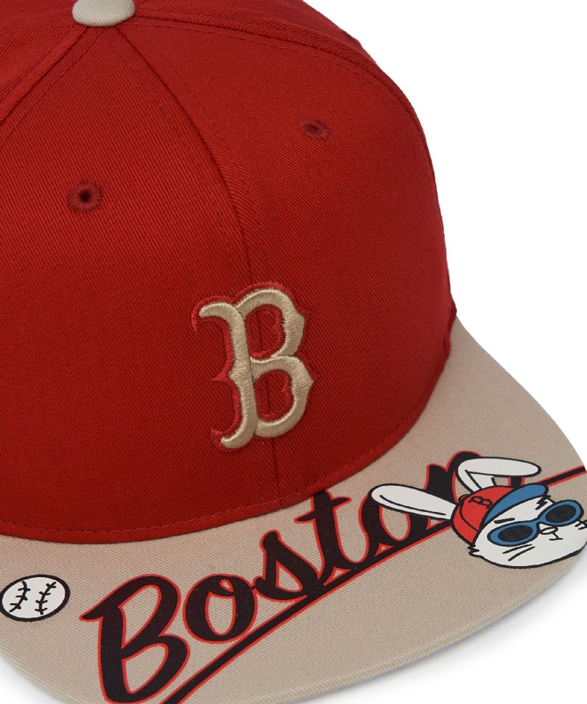 엠엘비 키즈(MLB KIDS) 바크&바니 스냅백 BOS (D.Red)