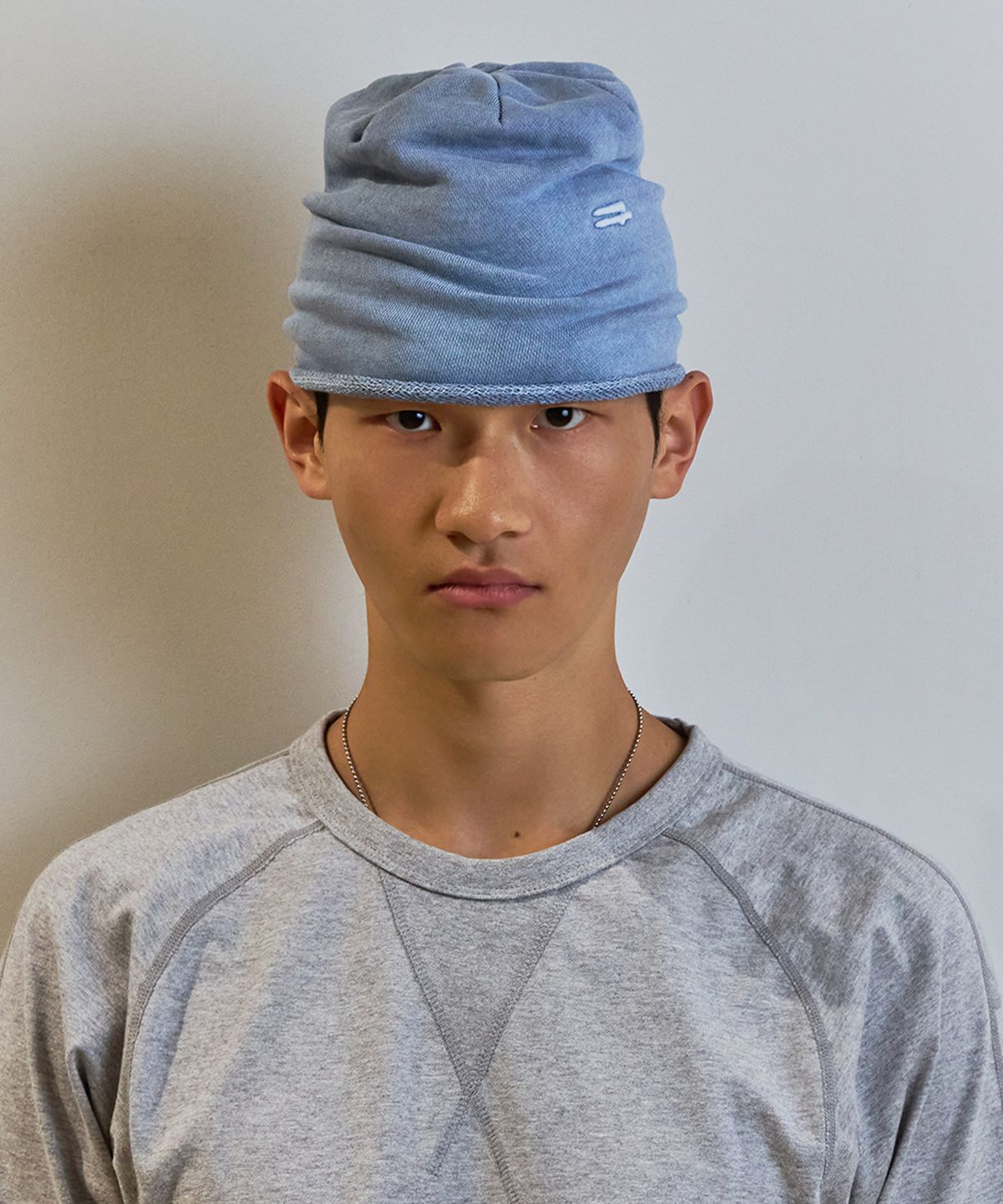9999아카이브(9999ARCHIVE) Slick Logo Pigment Beanie