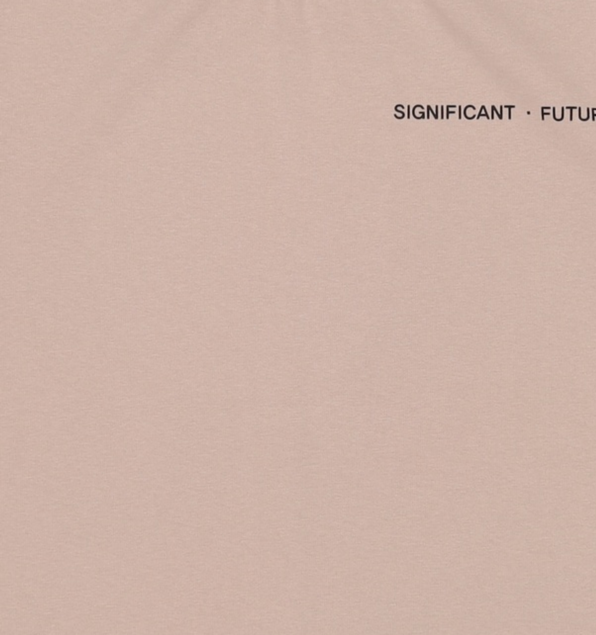 시그니피컨트(SIGNIFICANT) 반소매 티셔츠 100