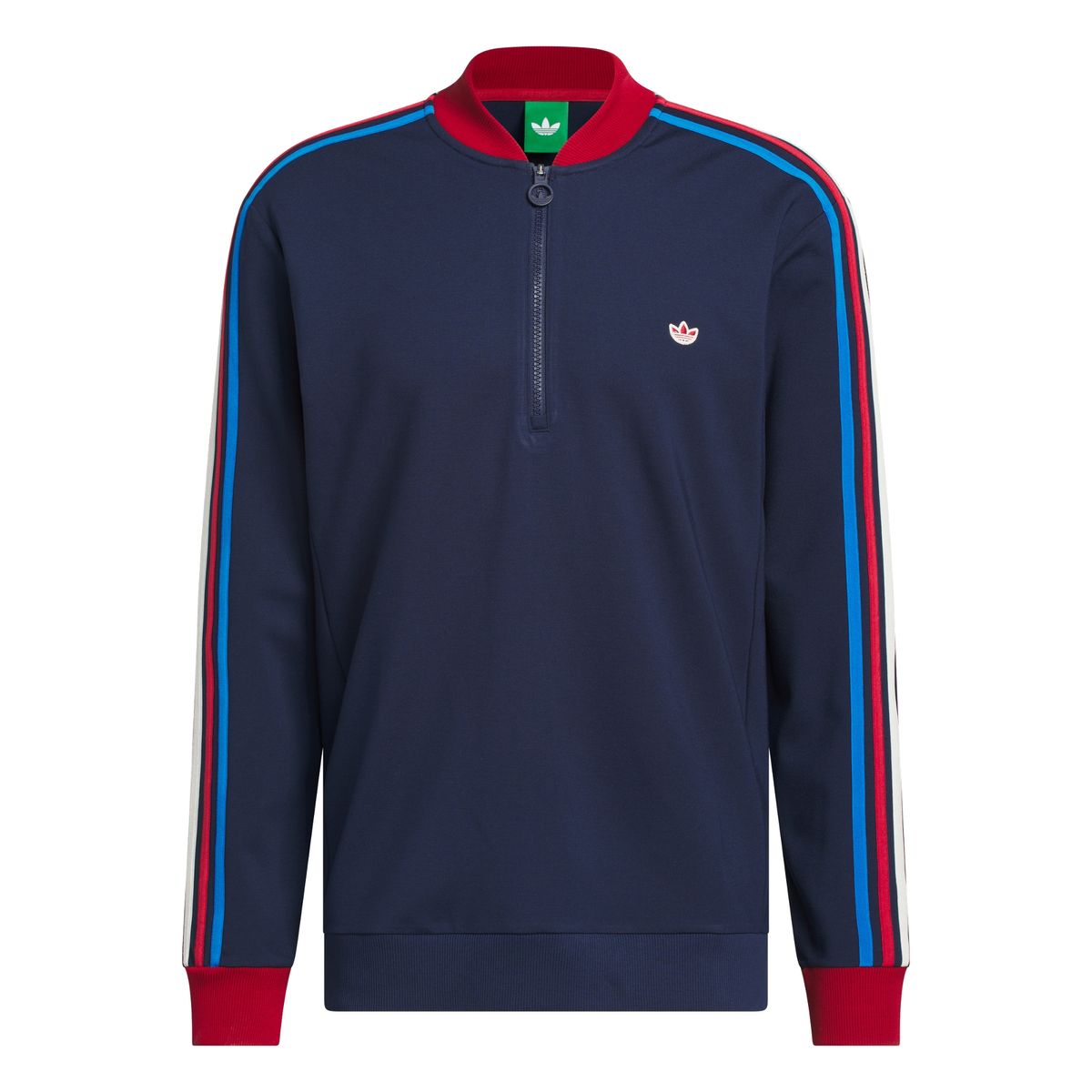 아디다스 골프(ADIDAS GOLF) 오리지널스 3-스트라이프 쿼터 지퍼 스웨트셔츠 KS5732