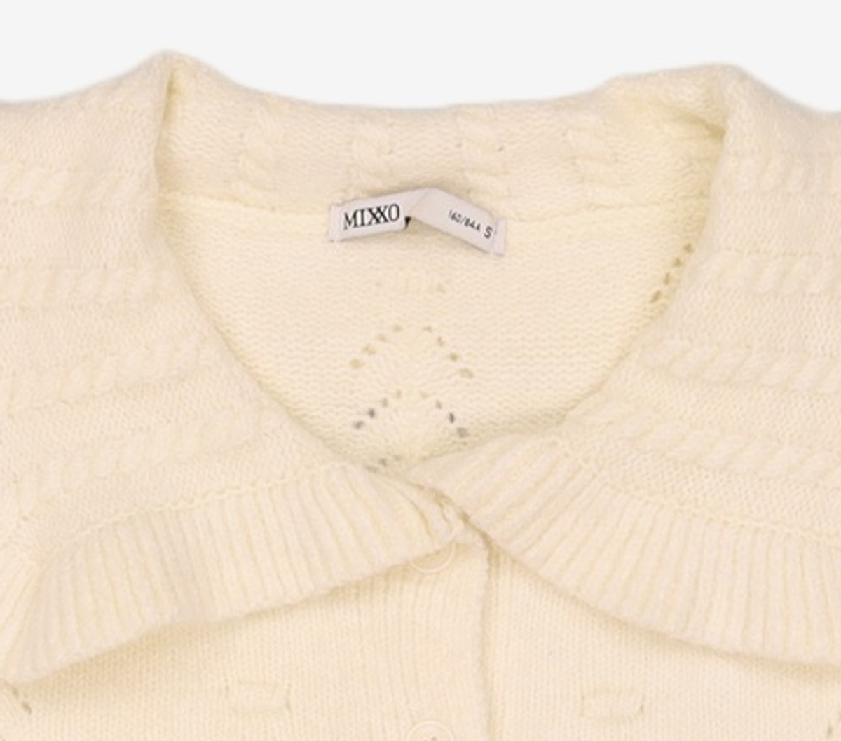 미쏘(MIXXO) 빅카라 가디건 MIWCKCV65T S