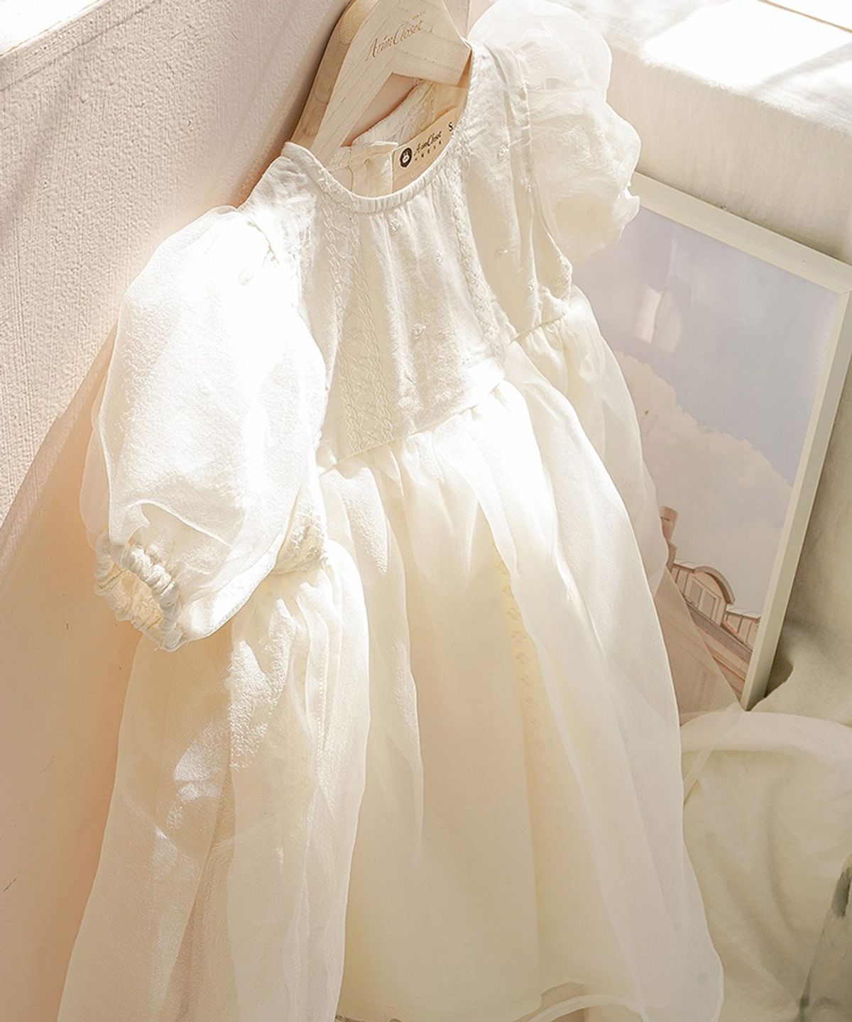아림클로젯(ARIMCLOSET) 여느때 보다 더 햇살같은 쪼꼬미라죠 - 아기 오간자 원피스