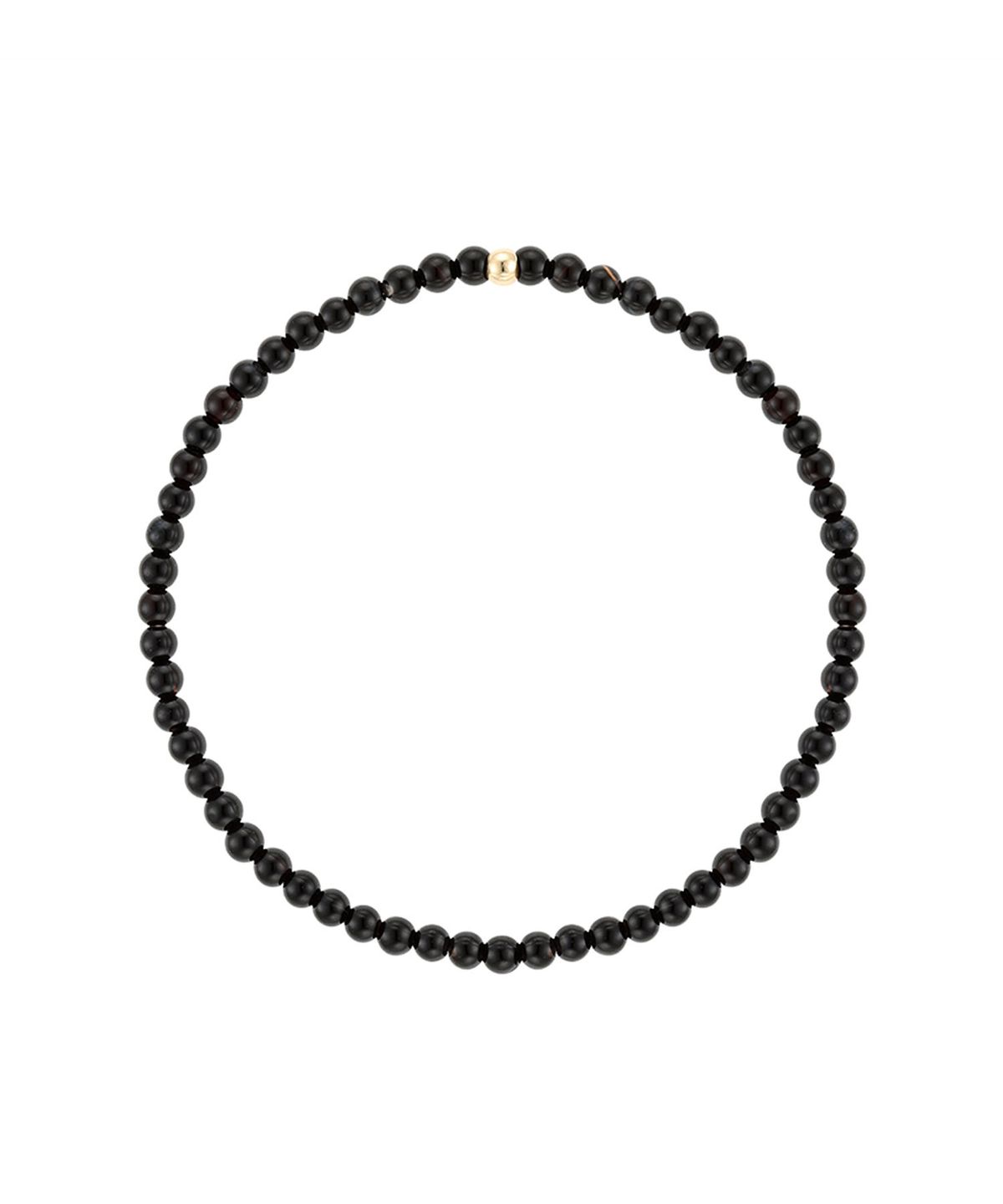 로이드(LLOYD) 3mm 골든볼 원석 14K 골드 소원 팔찌 LWB26050G