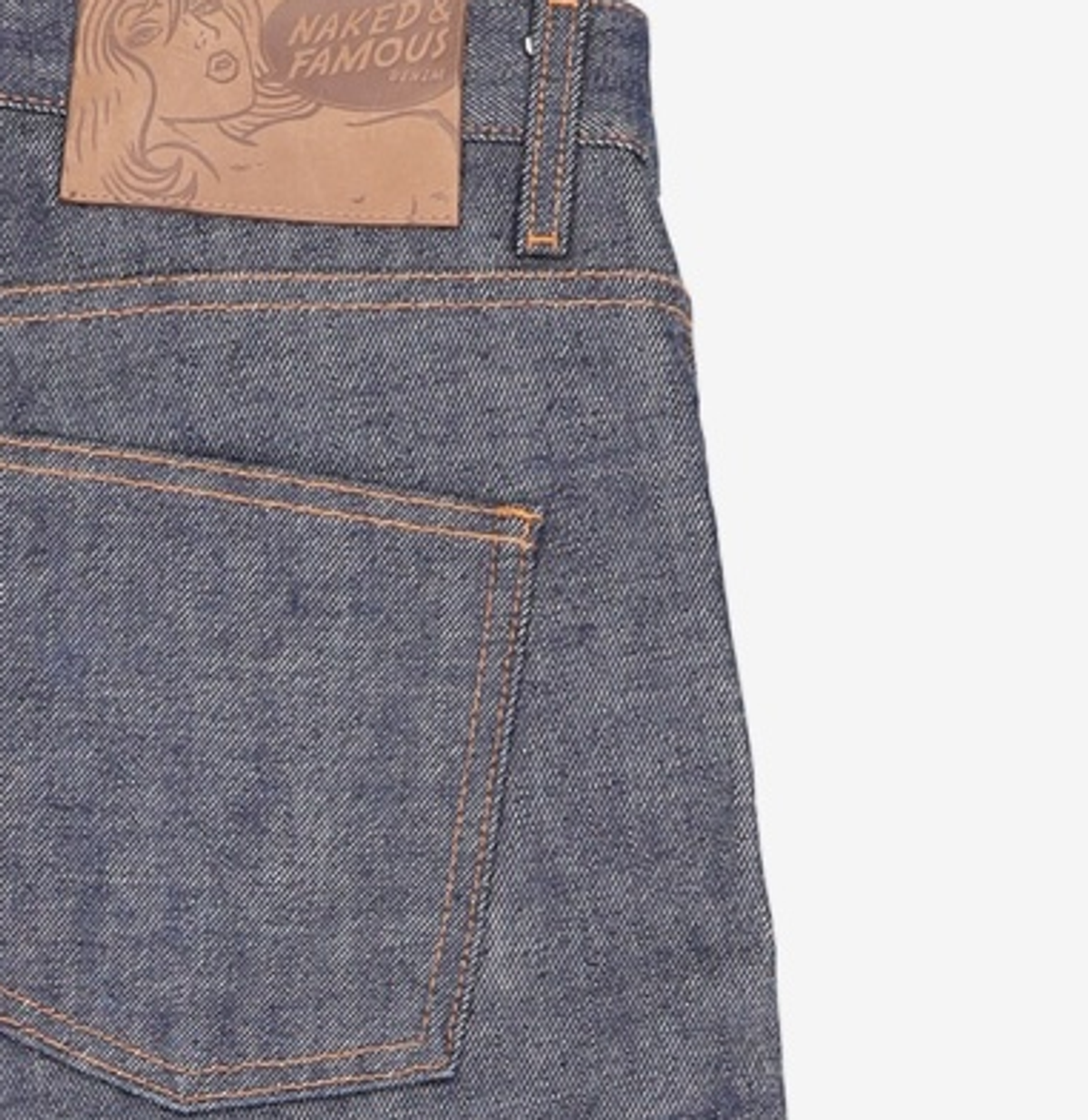 네이키드앤페이머스(NAKED&FAMOUS) SuperGuy Dirty Fade Selvedge 34