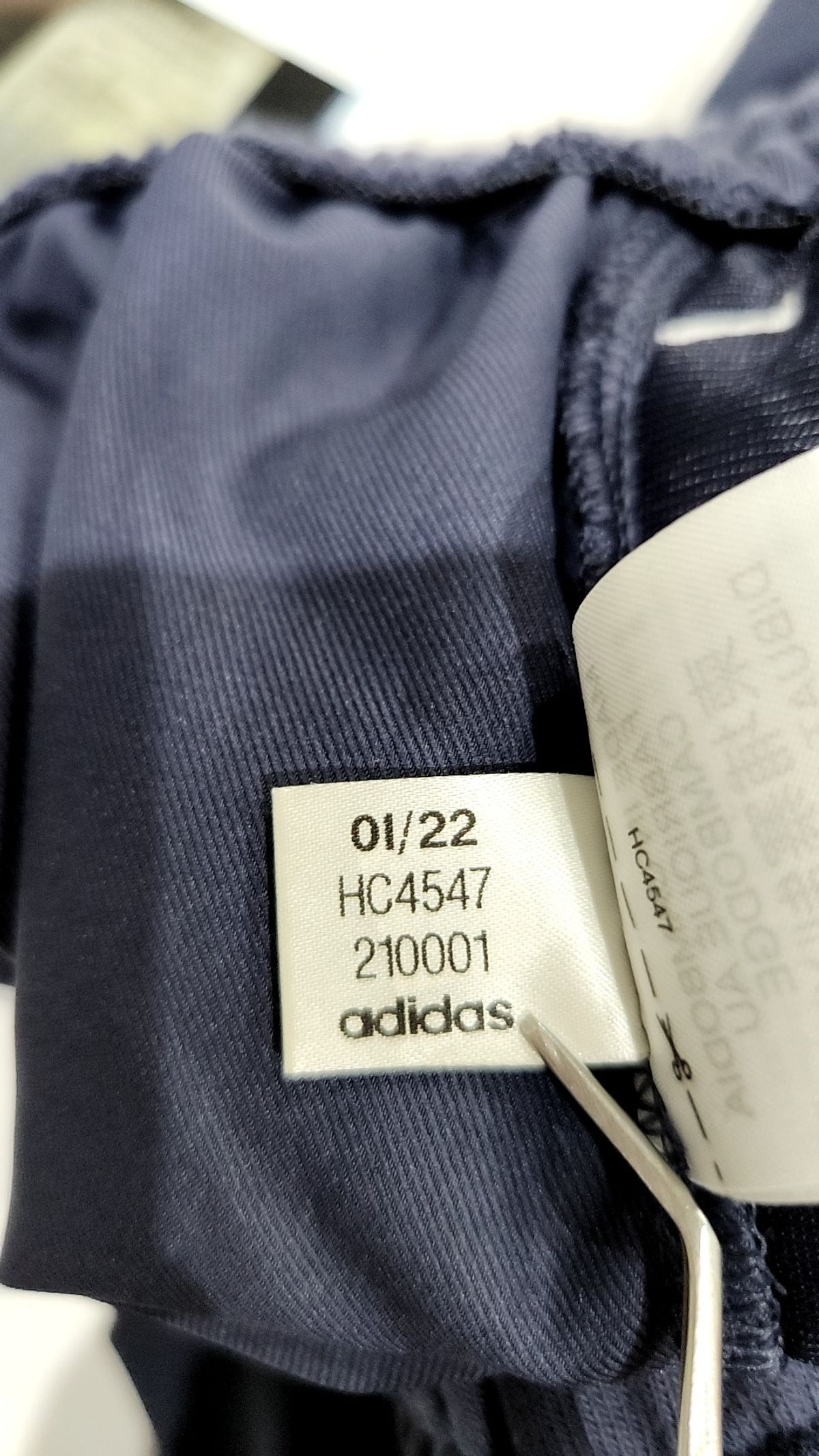 아디다스(ADIDAS) 클래식 우븐 백커프 조거 - 네이비 / HC4547 L