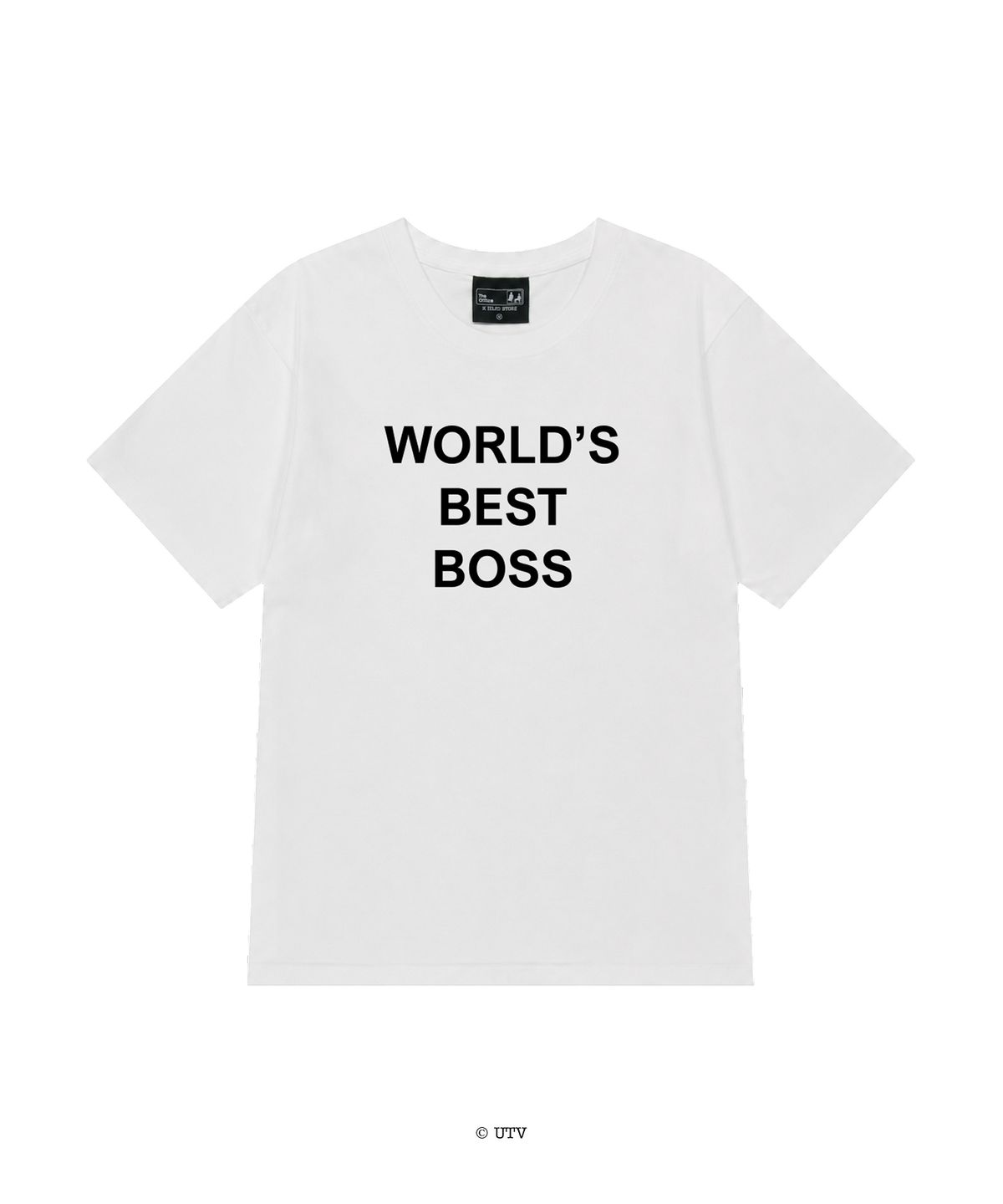 얼렁뚱땅 상점(ULDD STORE) [The Office] WORLDS BEST BOSS Tee White/Black