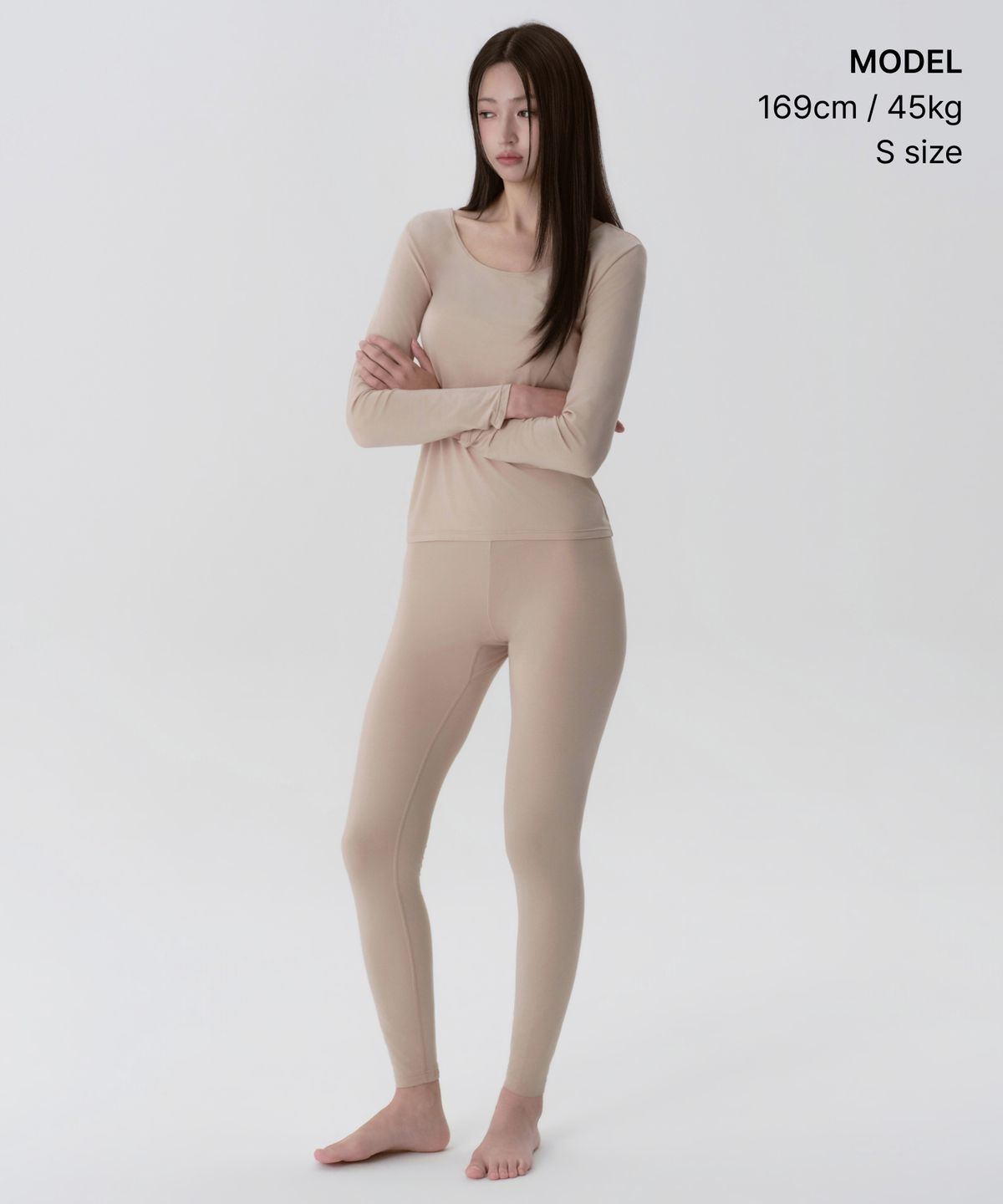 무신사 스탠다드 우먼(MUSINSA STANDARD WOMAN) [힛탠다드] 우먼즈 타이즈 [라이트 베이지]