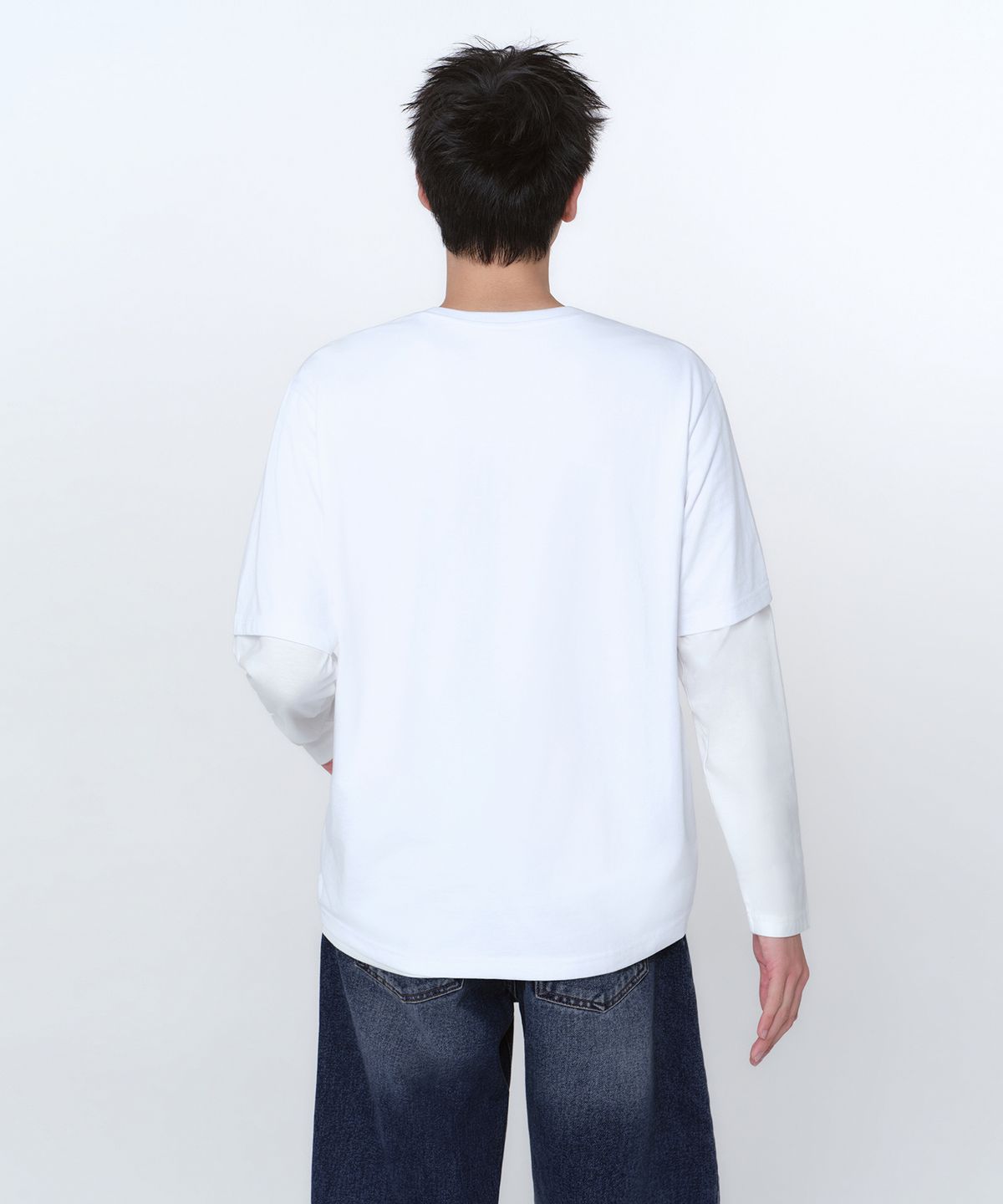무신사 스탠다드(MUSINSA STANDARD) [키스 해링 컬렉션] Pisa 89 티셔츠 [화이트]