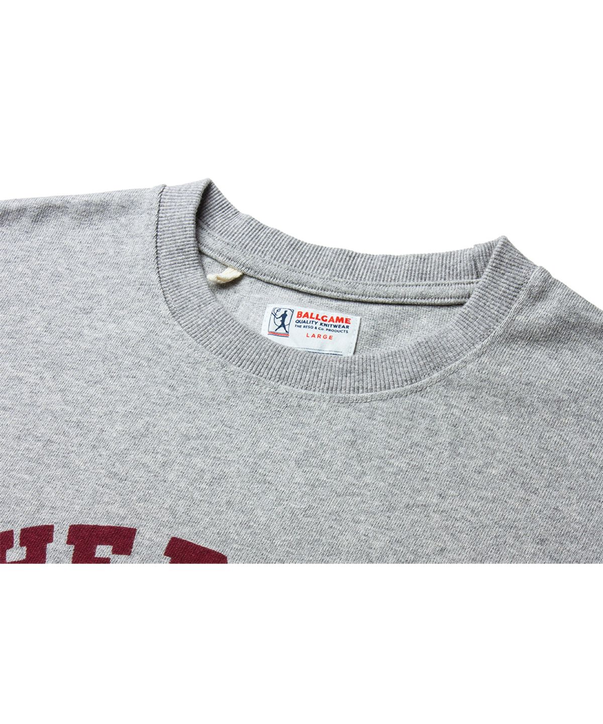 더 레스큐(THE RESQ) BALLGAME GRAPHIC TEE [MELANGE GREY]