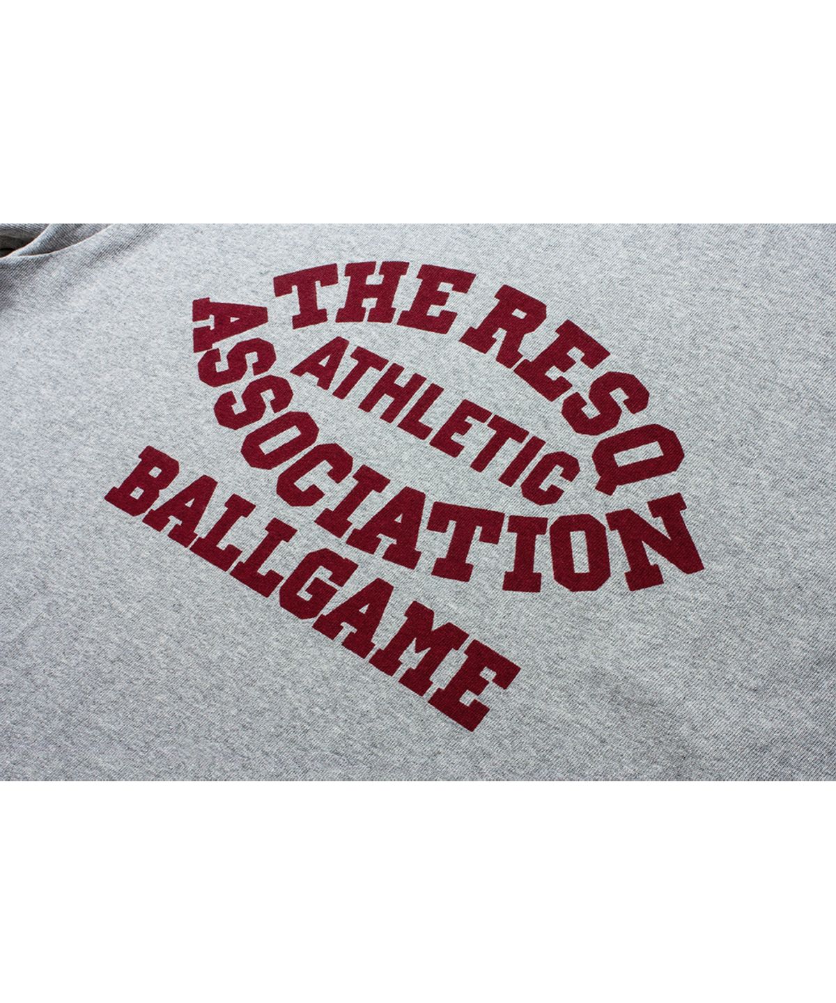 더 레스큐(THE RESQ) BALLGAME GRAPHIC TEE [MELANGE GREY]