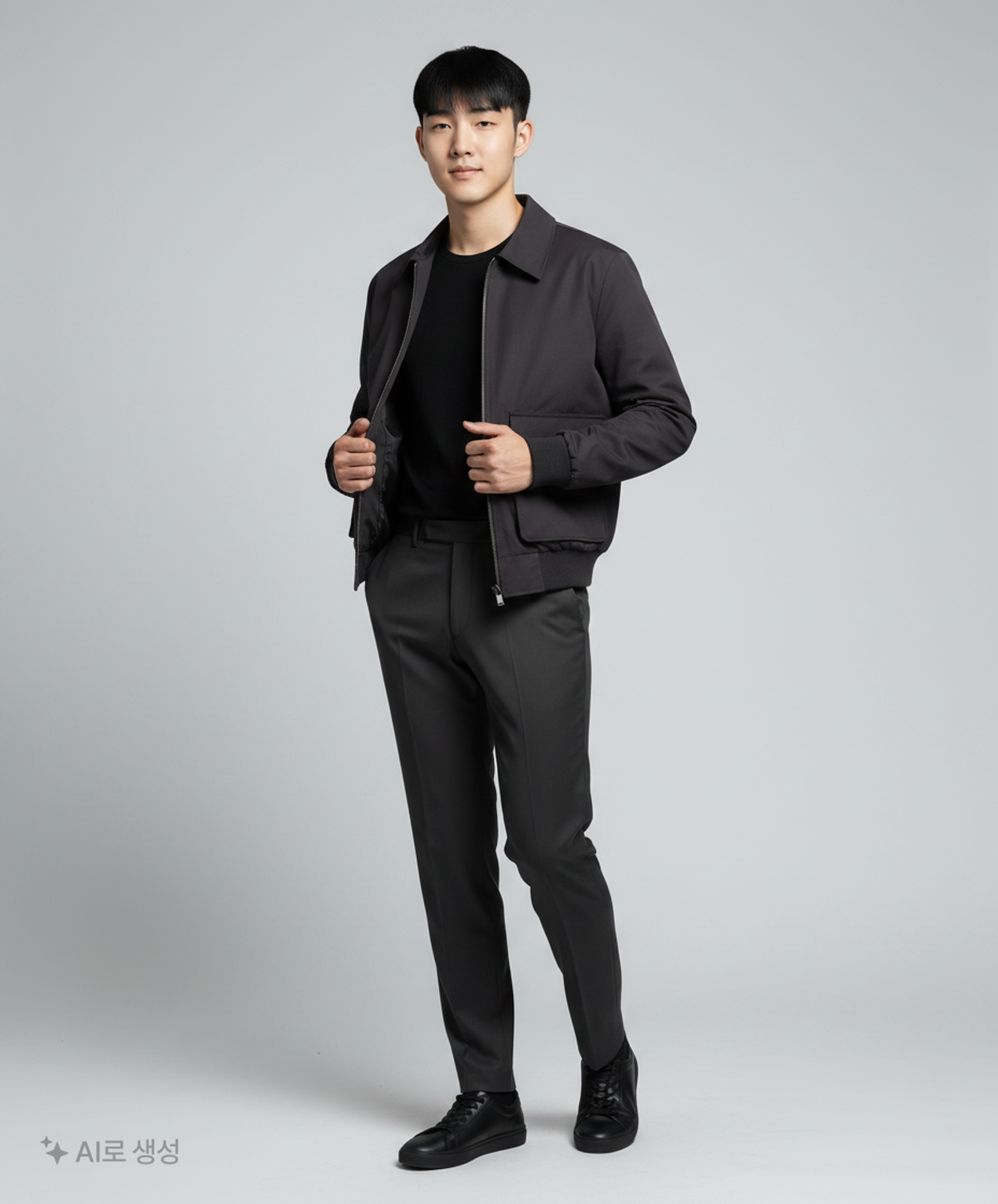 스파오(SPAO) (QR) 오버핏 블루종_SPJJC4TM95 FREE